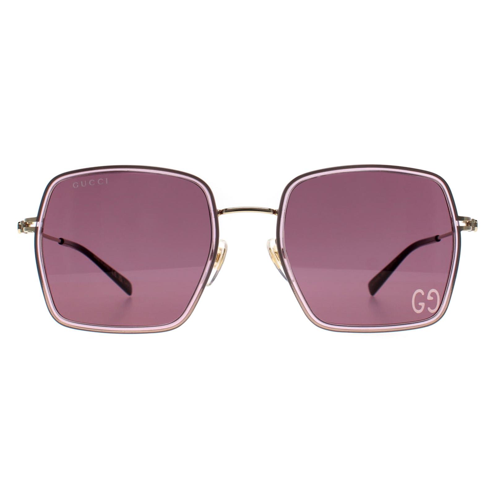 Pink Gucci Pink Square Pink Gold Violet GG1848S, Image 1 of 4
