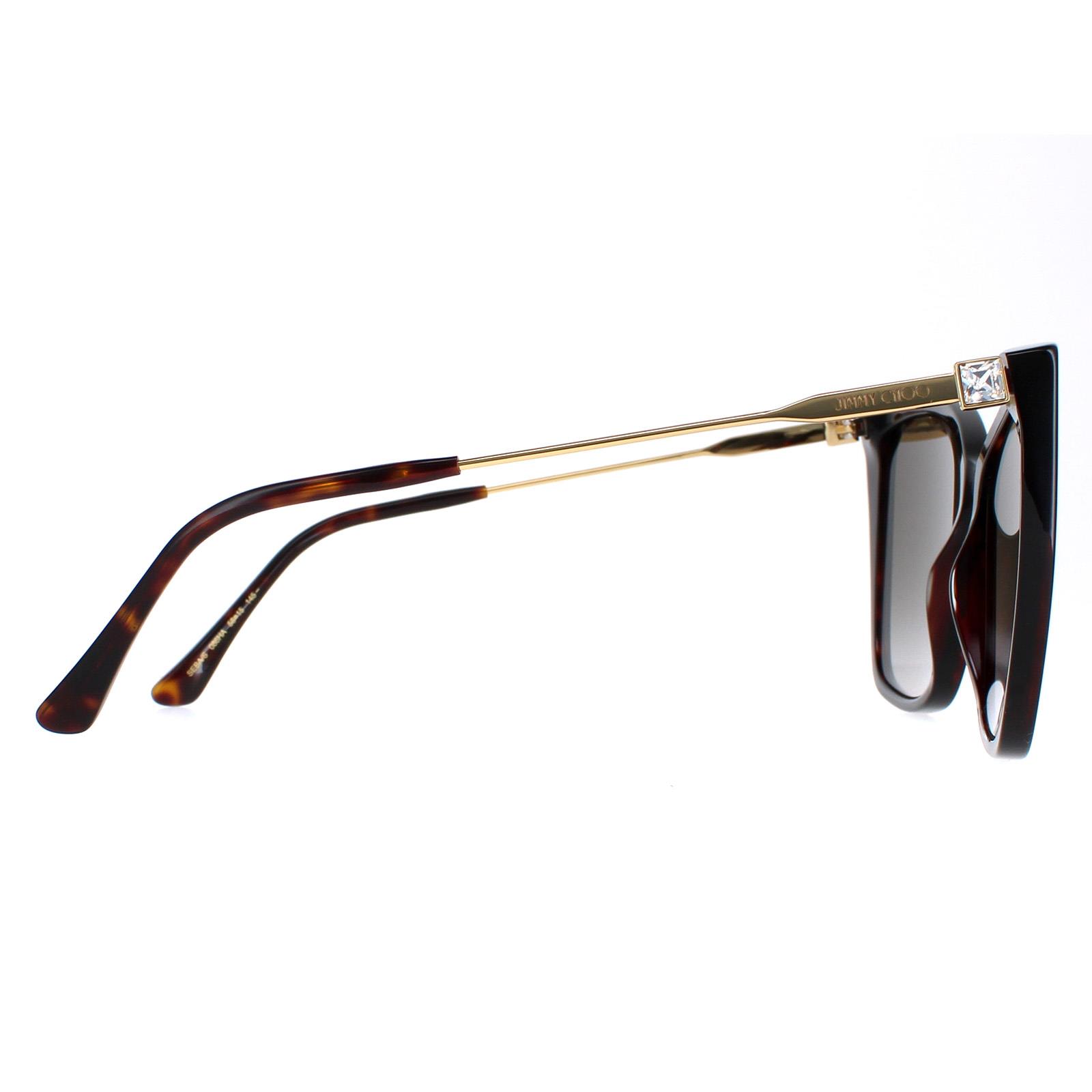 Brown Jimmy Choo Brown Cat Eye Dark Havana Brown Gradient Seba/S, Image 4 of 4