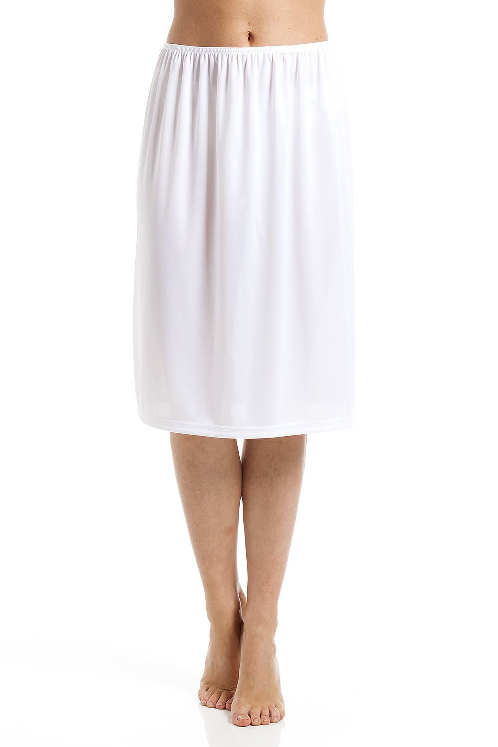 Black 24'' Cling Resistant Under Skirt Half Slip