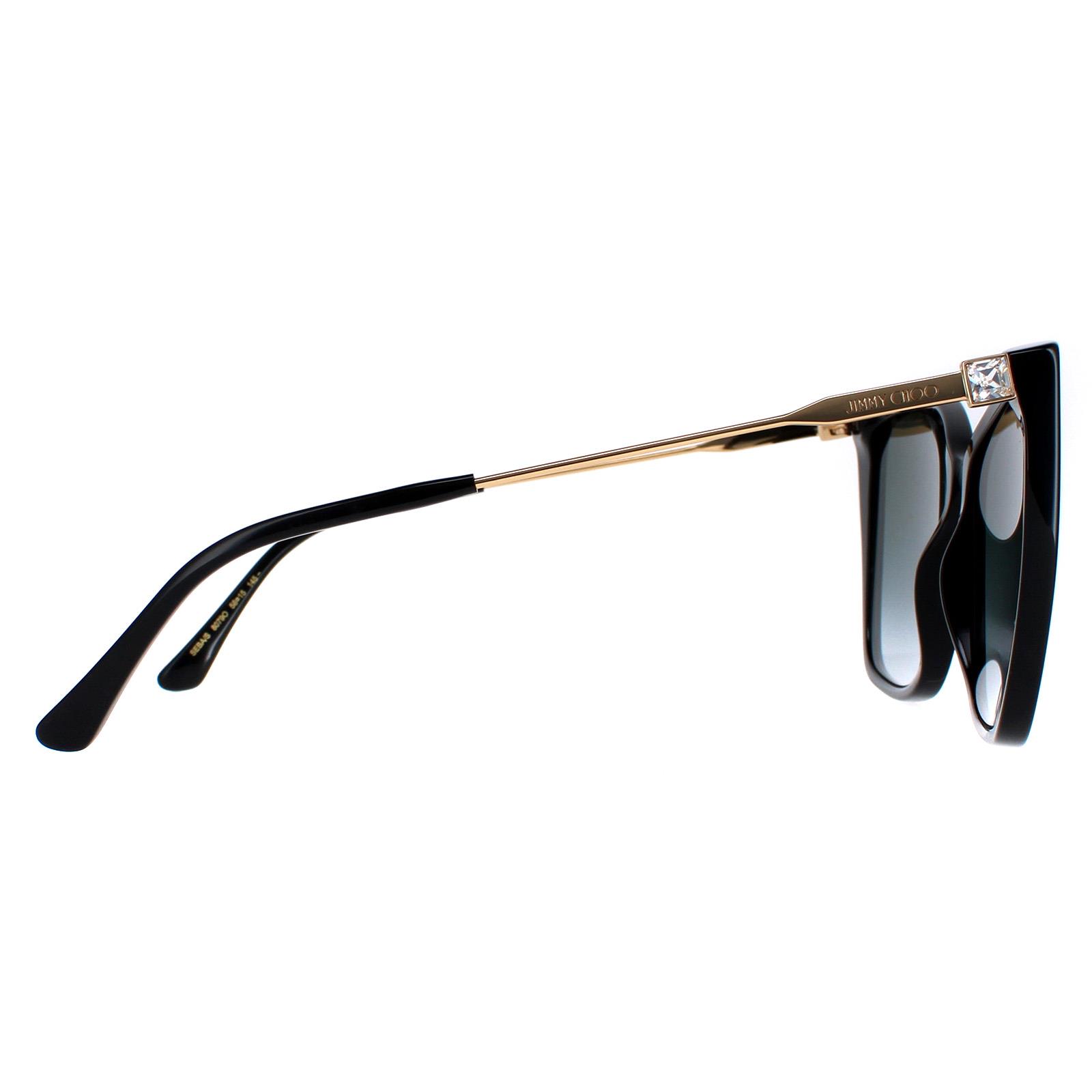 Black Jimmy Choo Black Cat Eye Black Grey Gradient Seba/S, Image 4 of 4