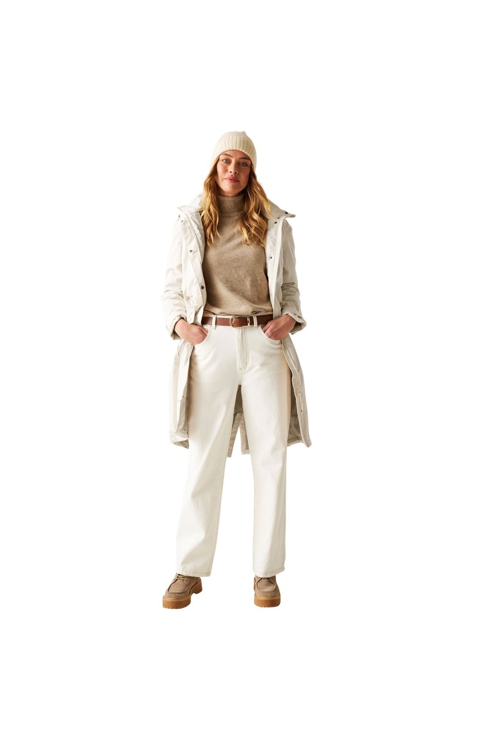 Cream Yannta Insulated Waterproof Jacket, Image 6 of 6
