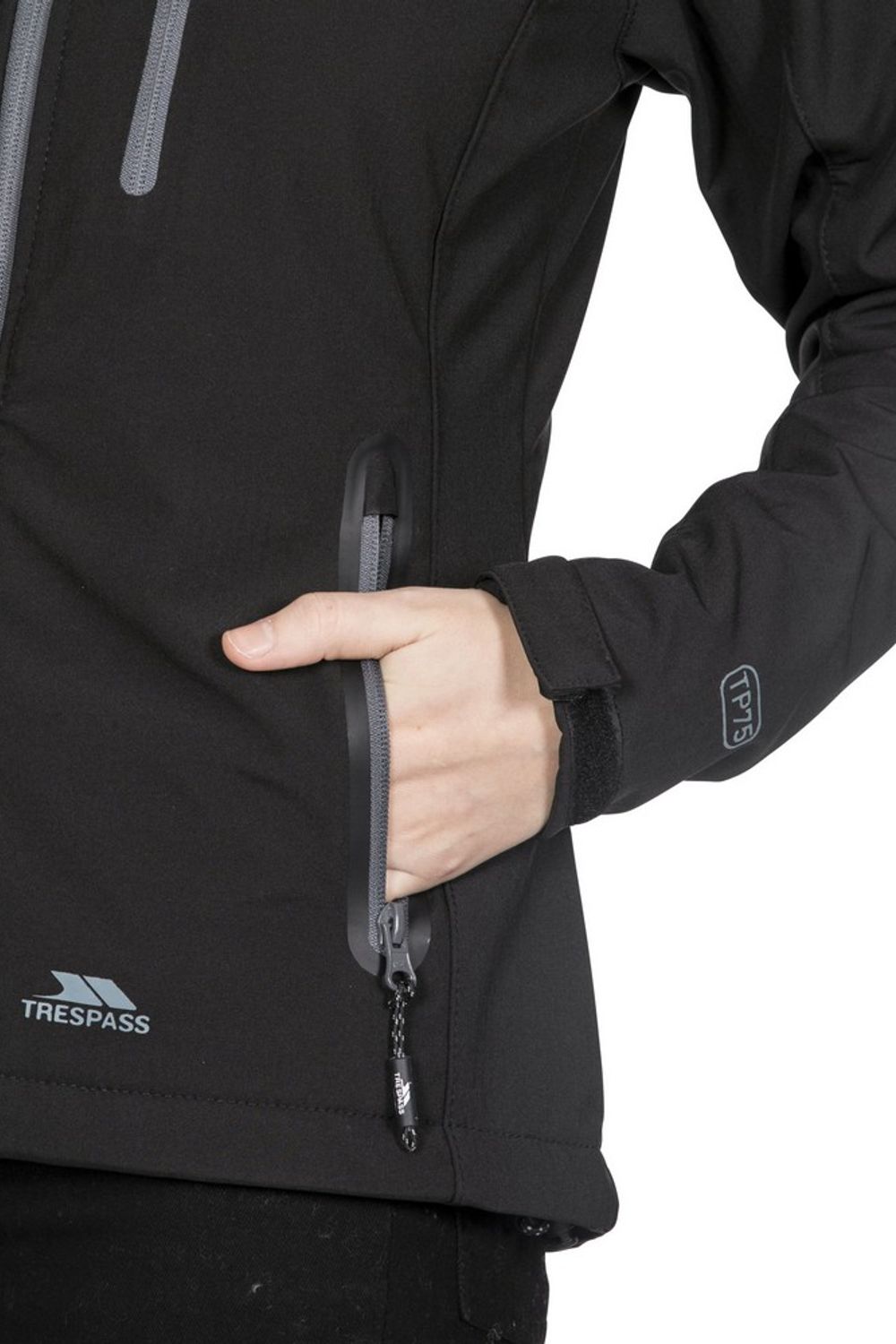Black Bela II Waterproof Soft Shell Jacket, Image 4 of 8