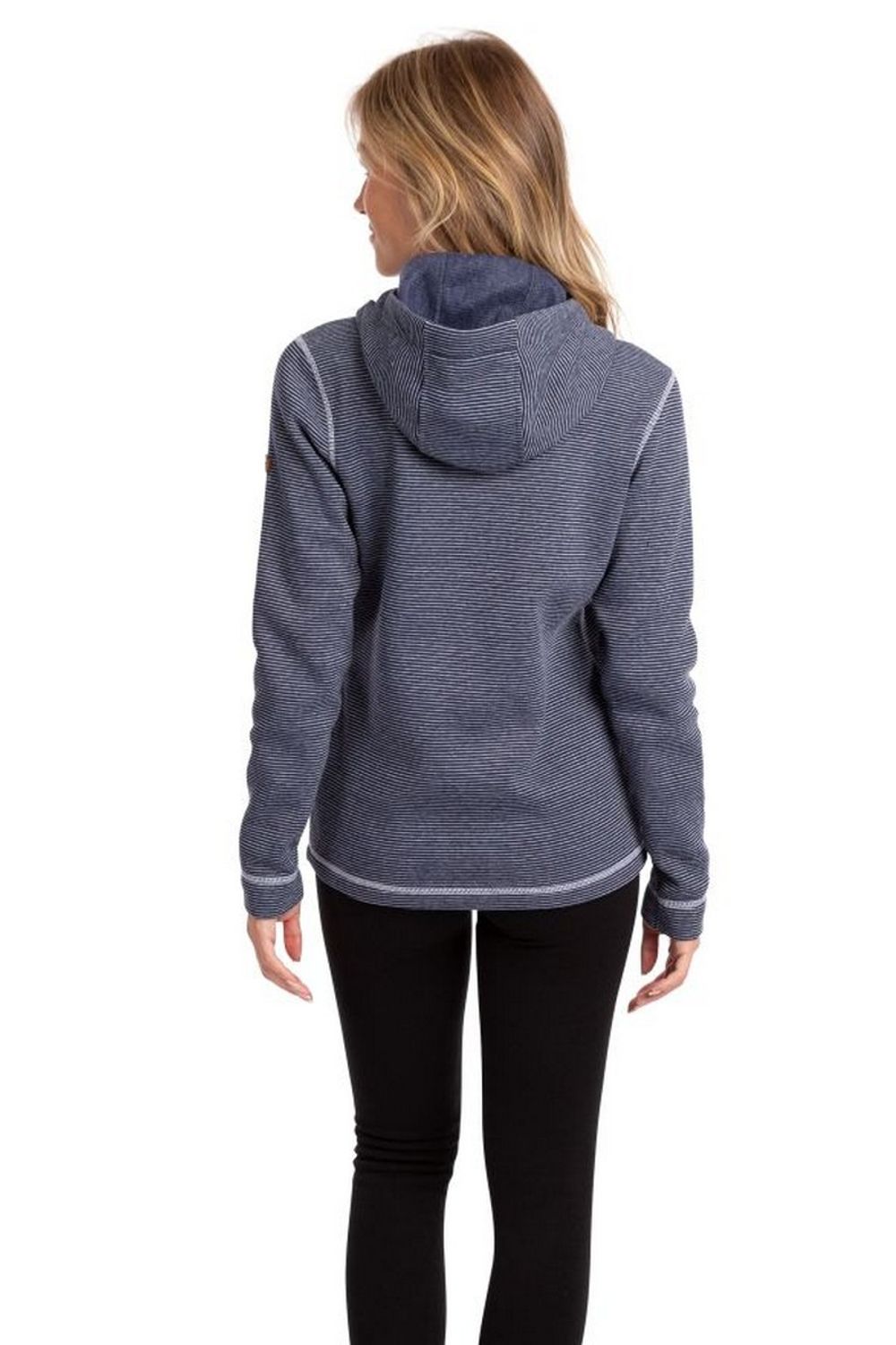 Navy Rootless Stripe Marl AT200 Fleece Jacket, Image 6 of 8