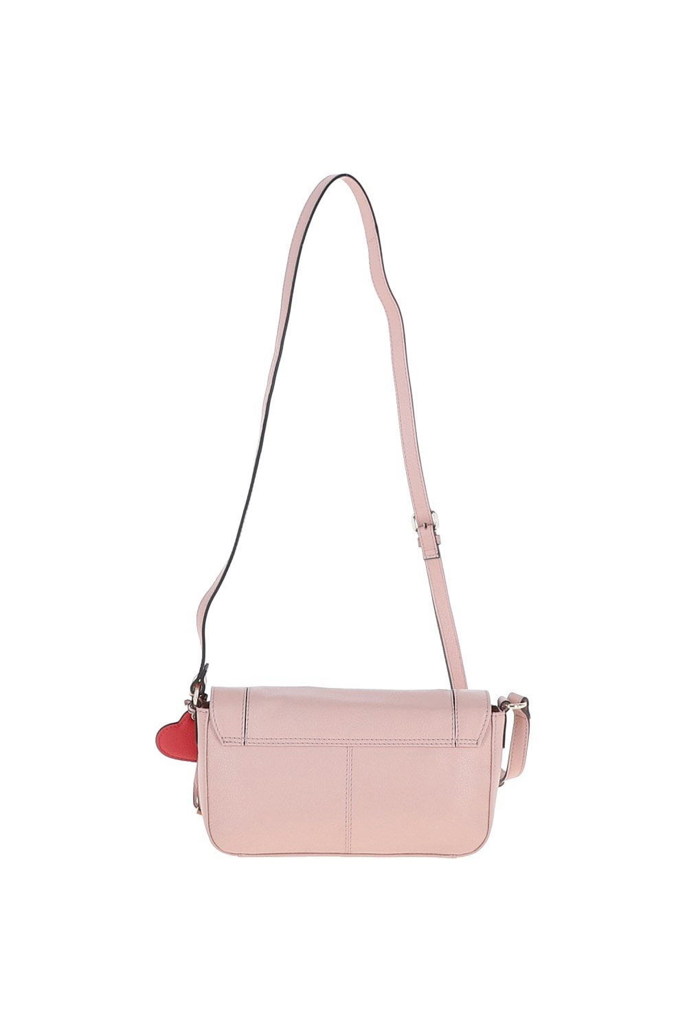 Light Pink 'Blossom' Flap Over Real Leather Shoulder Bag, Image 3 of 4
