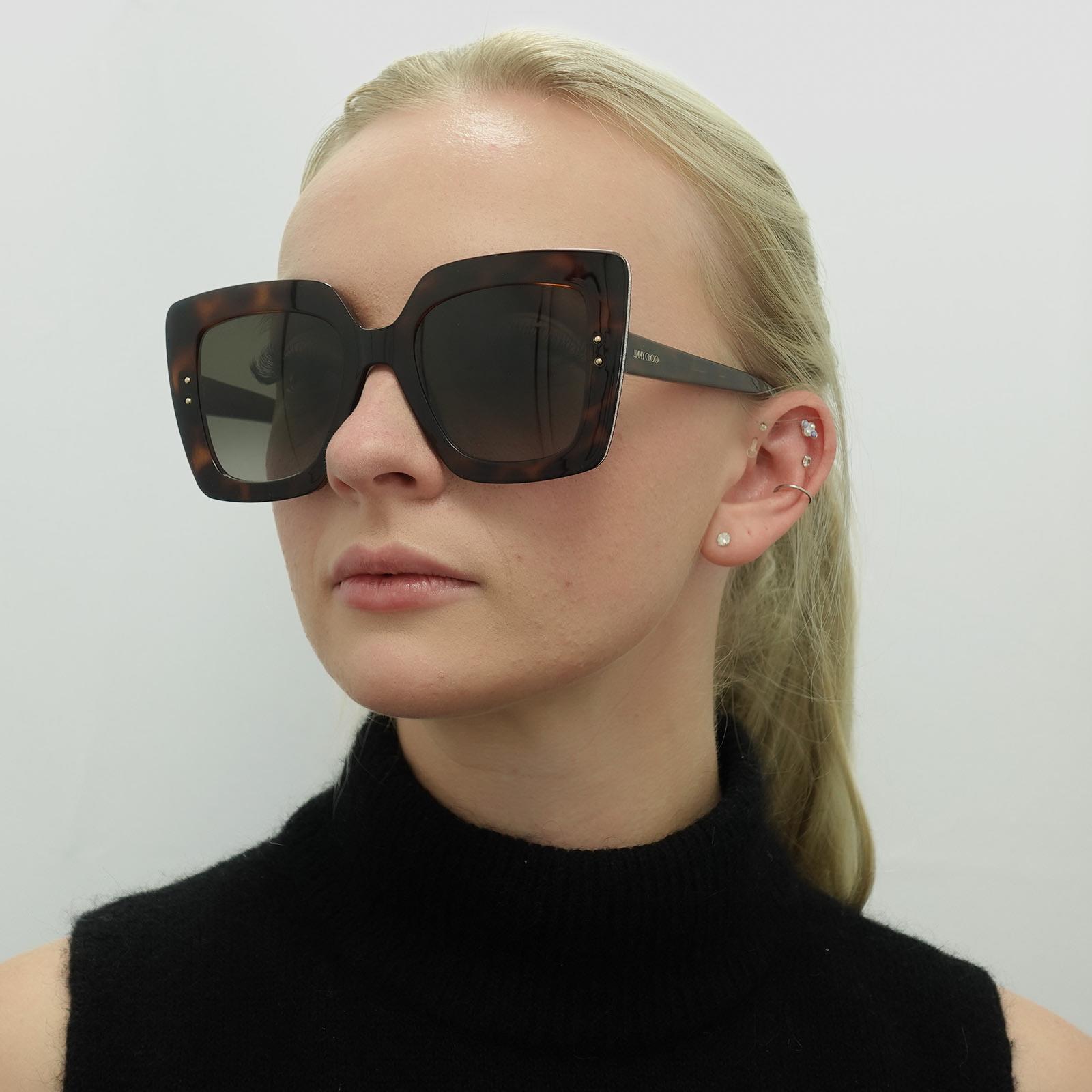 Brown Jimmy Choo Brown Square Havana Brown Gradient AURI/G/S, Image 5 of 6