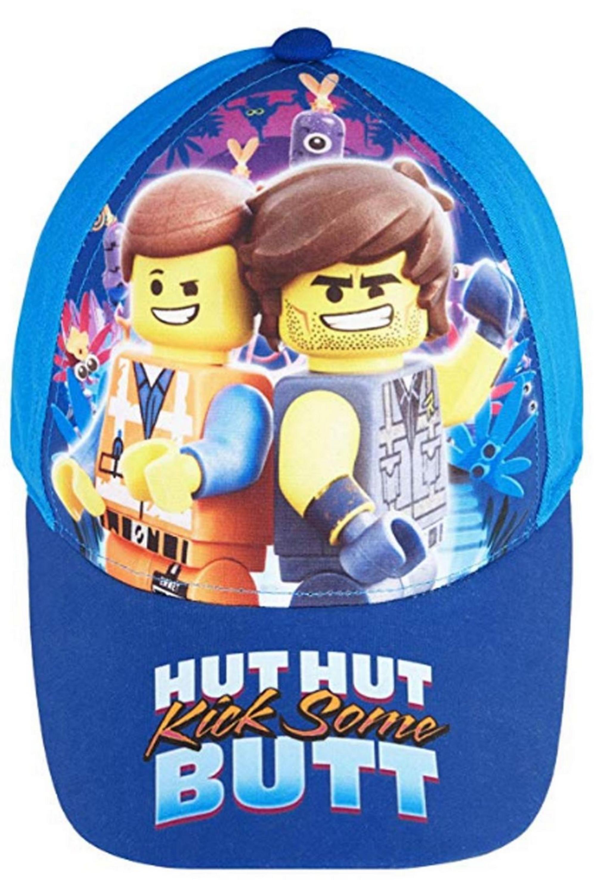 Blue Lego Movie 2 Hut Hut Kick Some Butt Cap, Image 2 of 3
