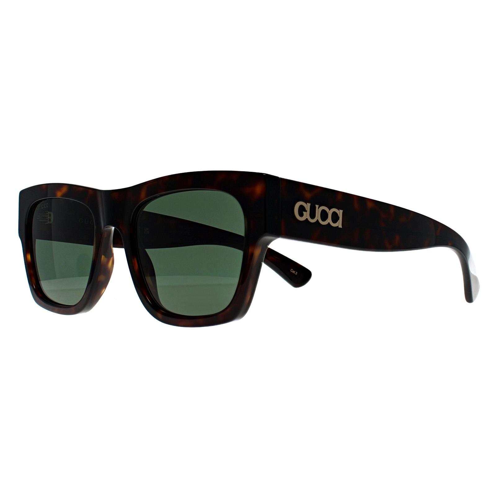 Brown Square Havana Green GG1793S, Image 2 of 3