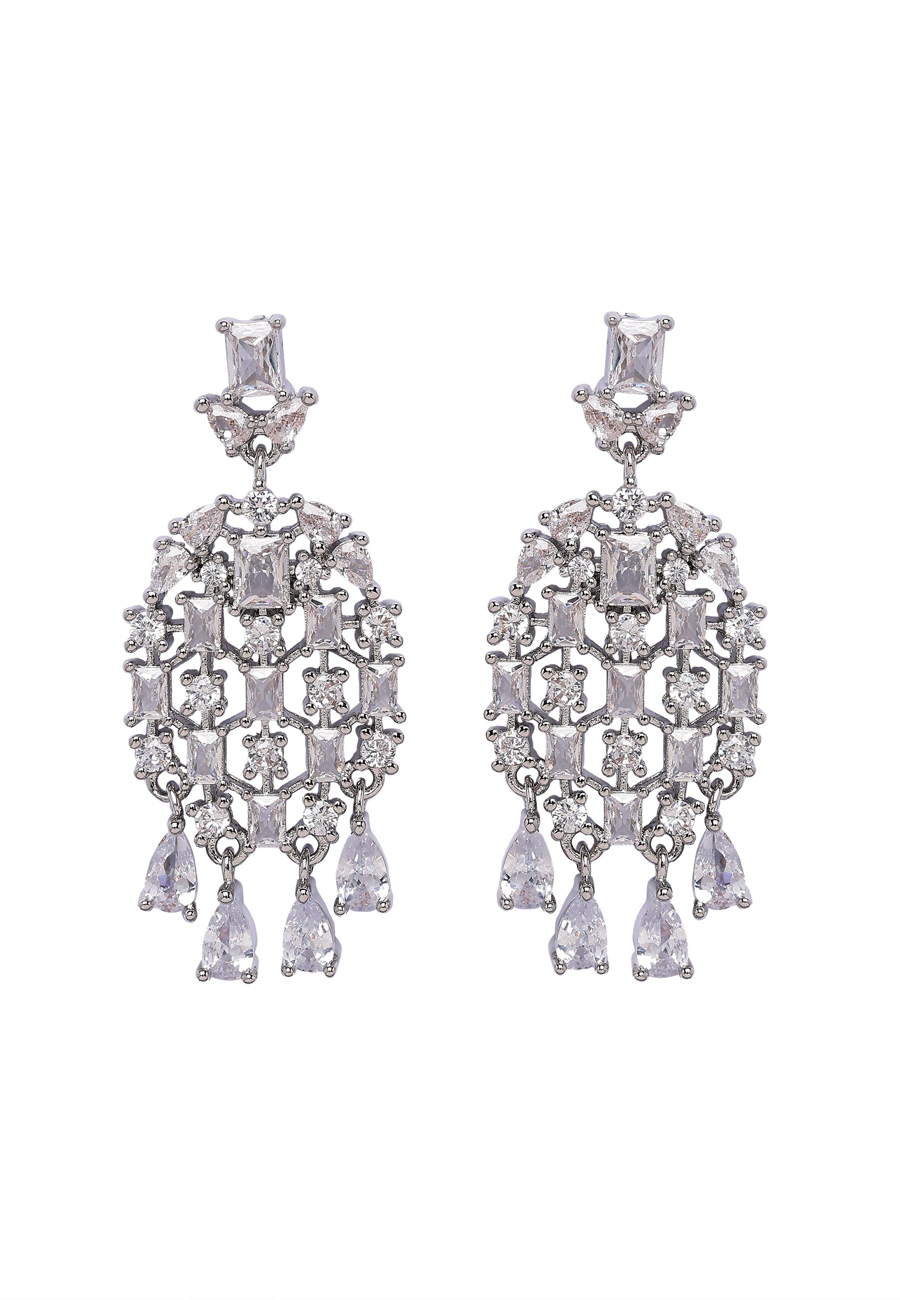 Metallic Dewdrop Classy Earrings