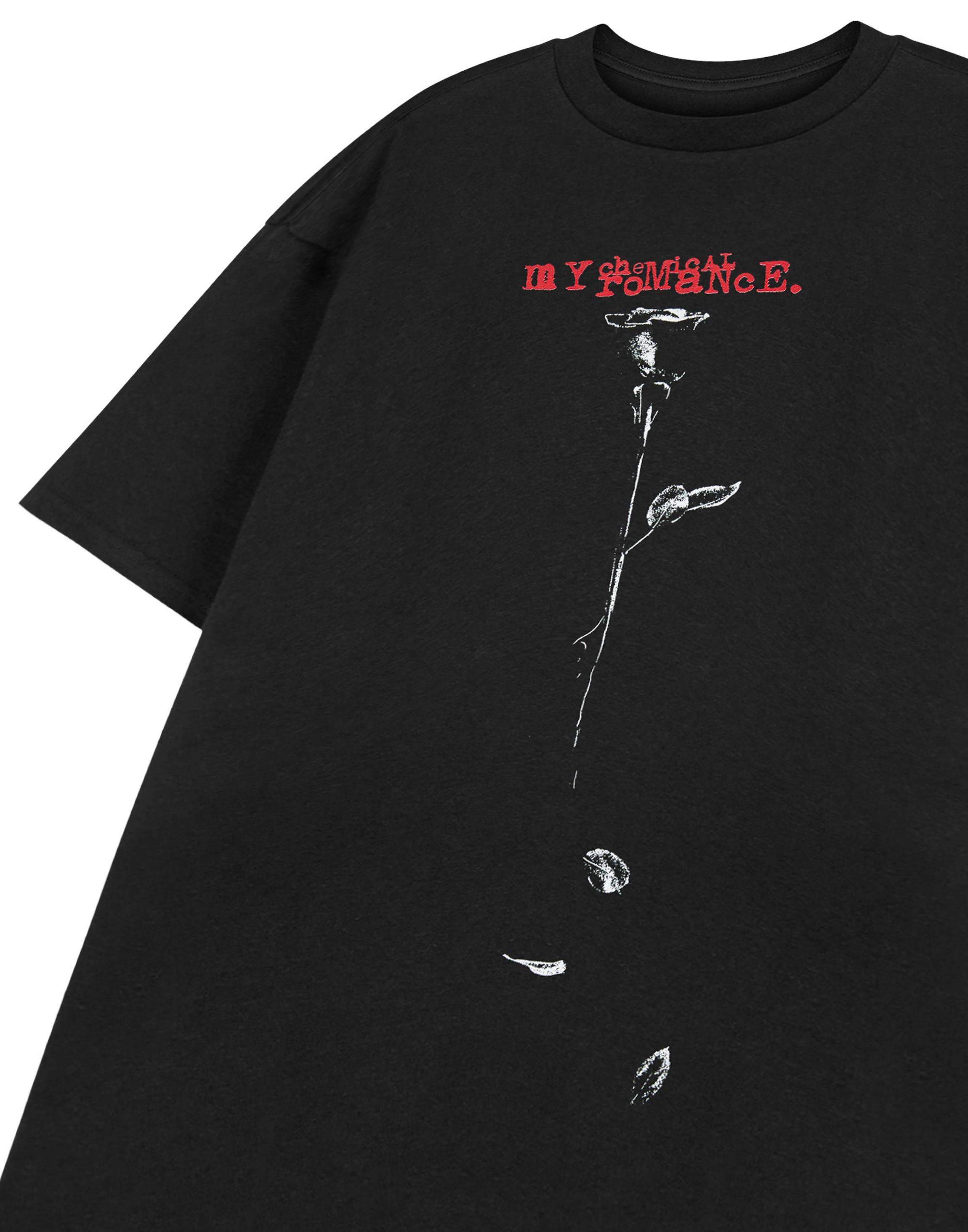 Black My Chemical Romance Rose T-Shirt, Image 5 of 6