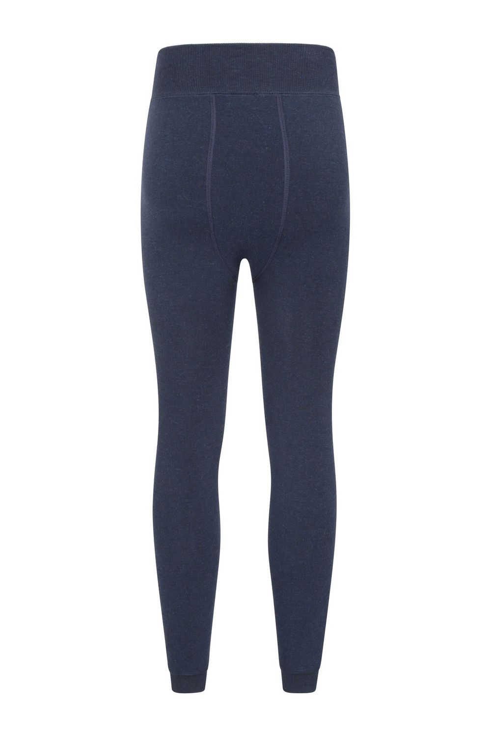 Navy Fluffy Fleece Lined Thermal Leggings, Image 2 of 4