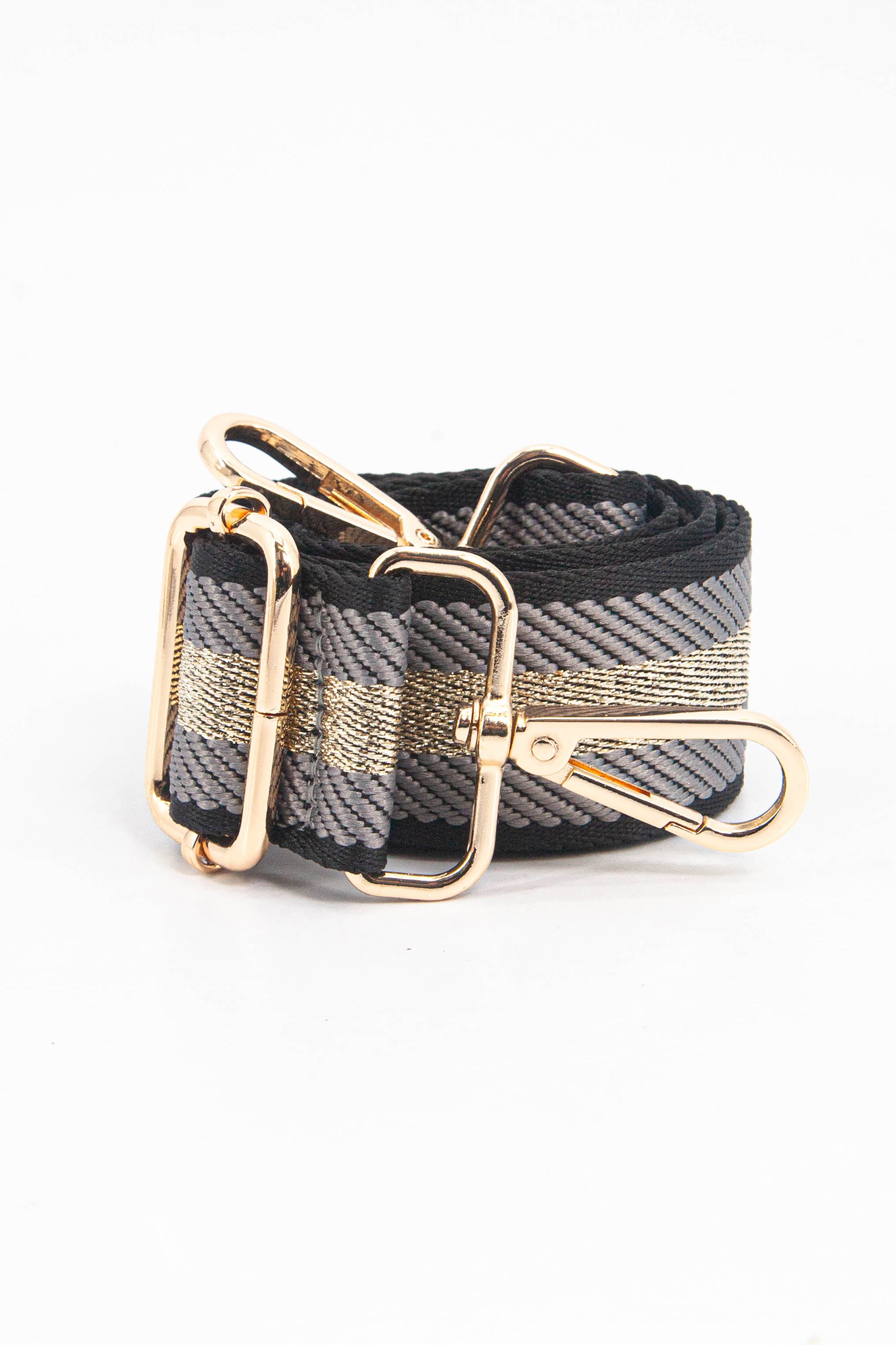 Glitter Stripe Woven Bag Strap, Image 3 of 4