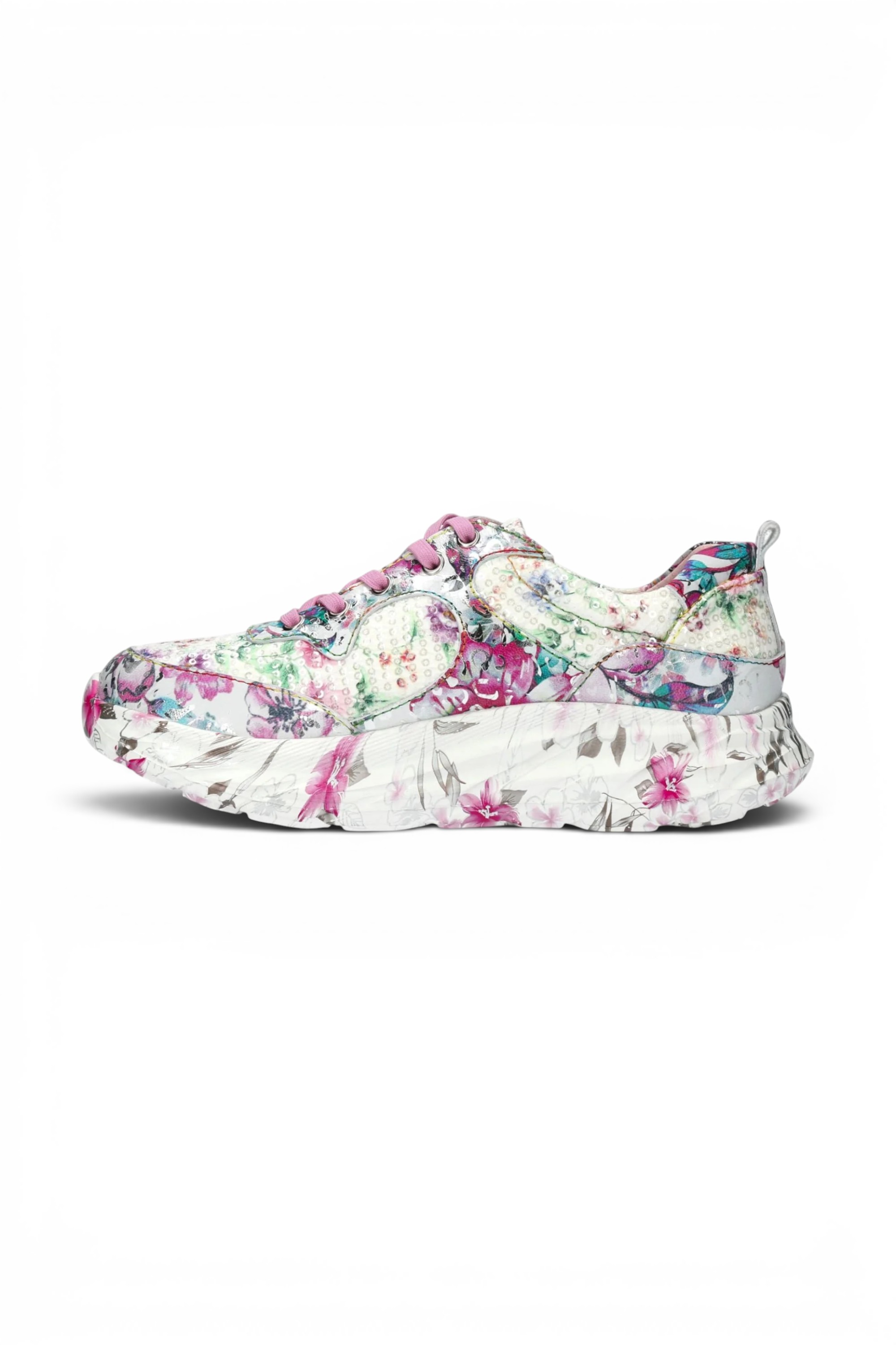 Pink Womens Trainers Sneaker Shoes-SOFIAO-07, Image 5 of 7