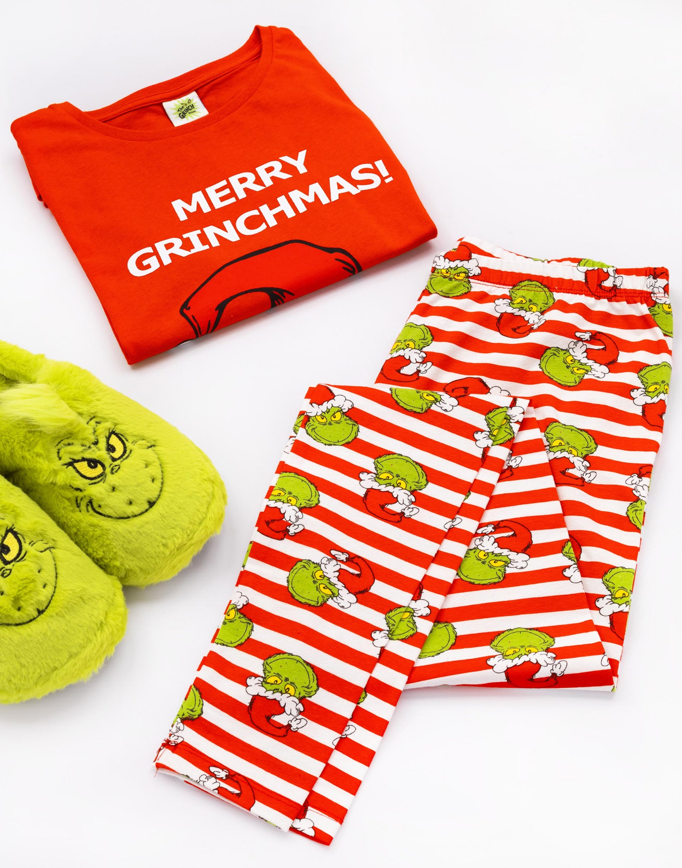 Red The Grinch Matching Family Snug Pyjama Set, Image 3 of 5