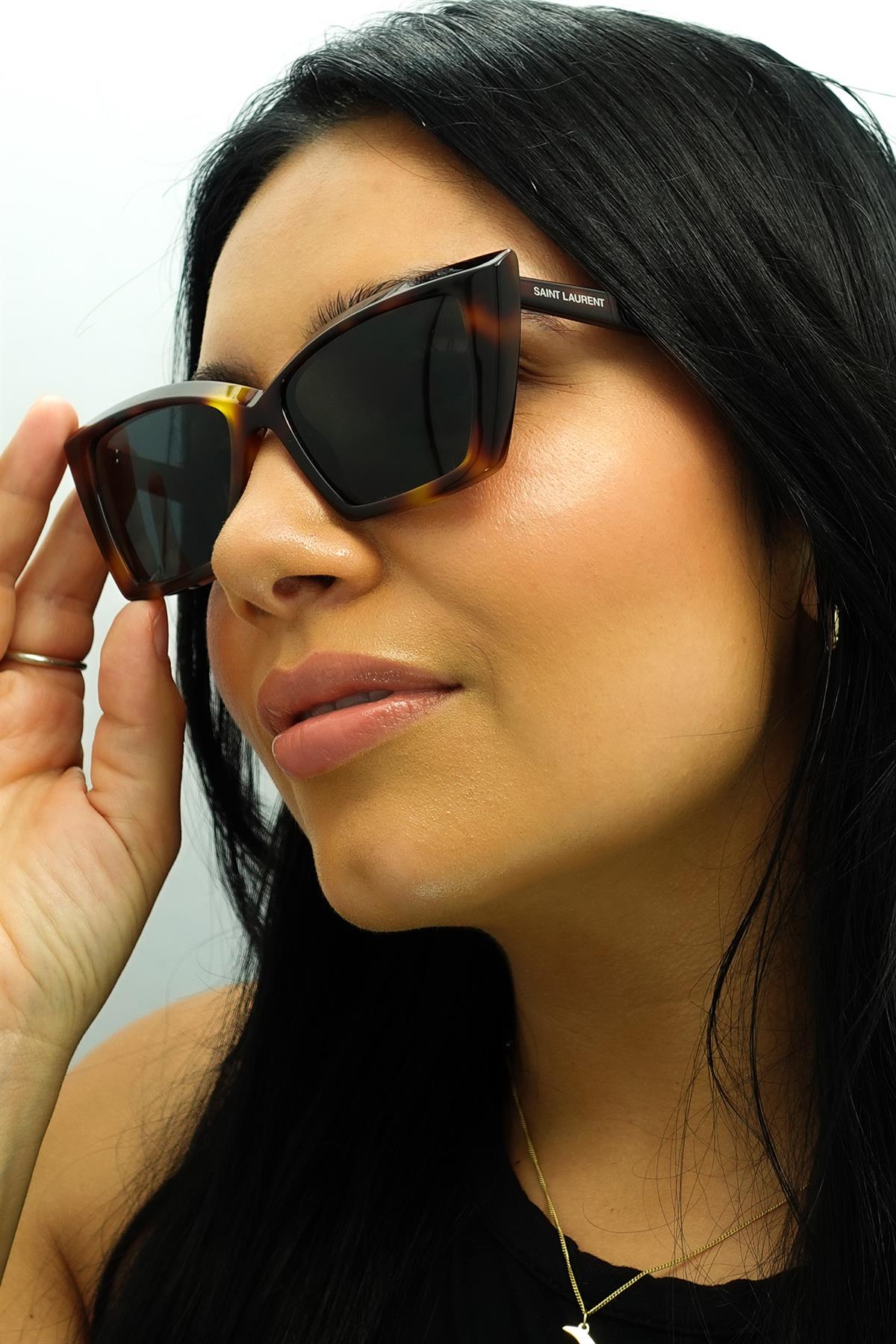 Brown Cat Eye Havana Black SL657, Image 5 of 5