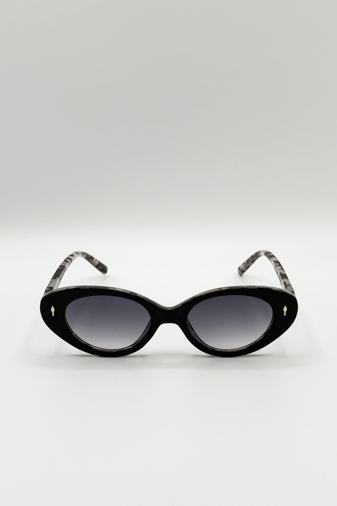 Black Classic Cat-Eye Sunglasses, Image 2 of 5