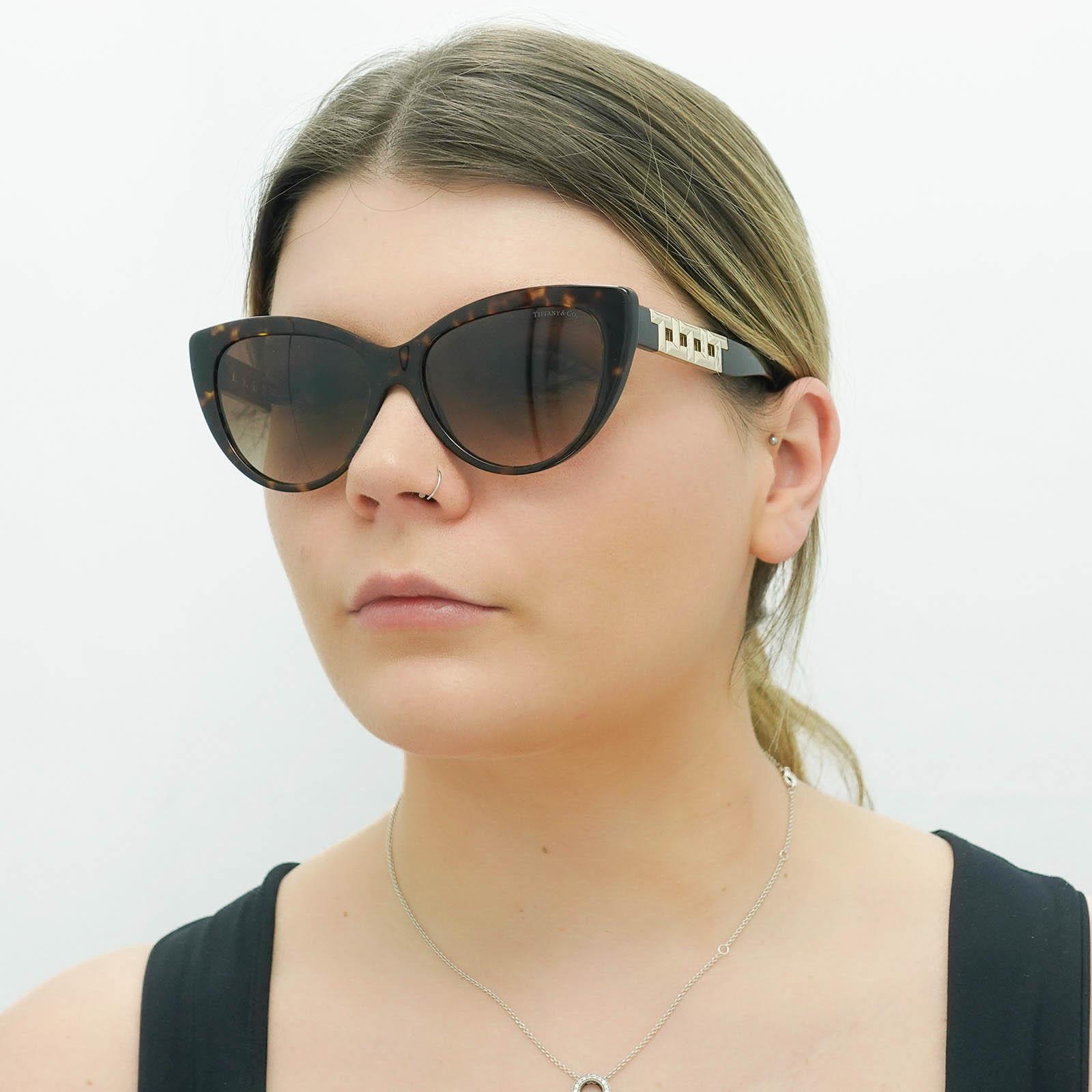 Brown Tiffany Brown Cat Eye Havana Brown Gradient TF4196, Image 5 of 6