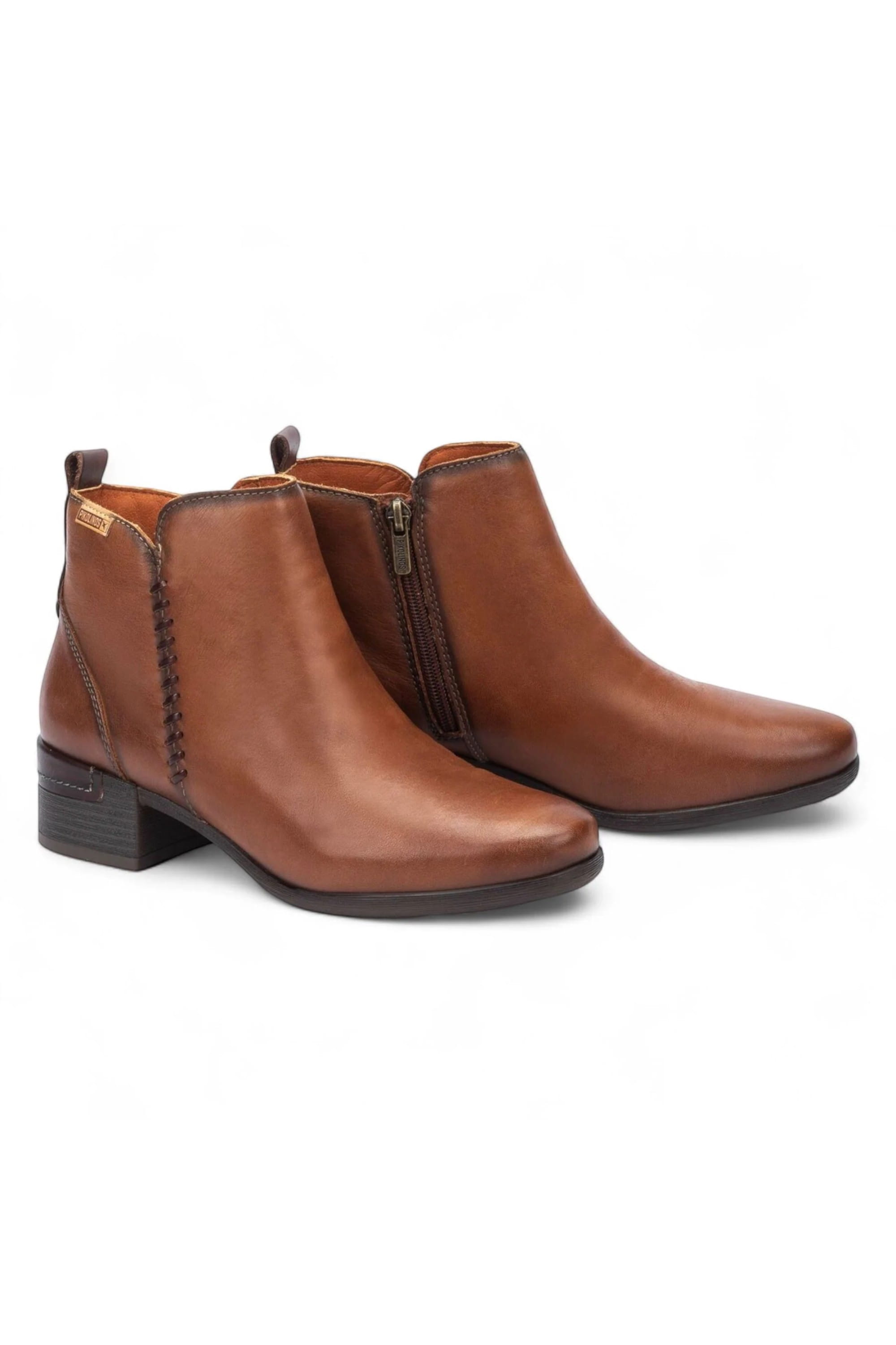 Brown Womens Everyday Ankle Heel Boots-W6W8950, Image 5 of 8