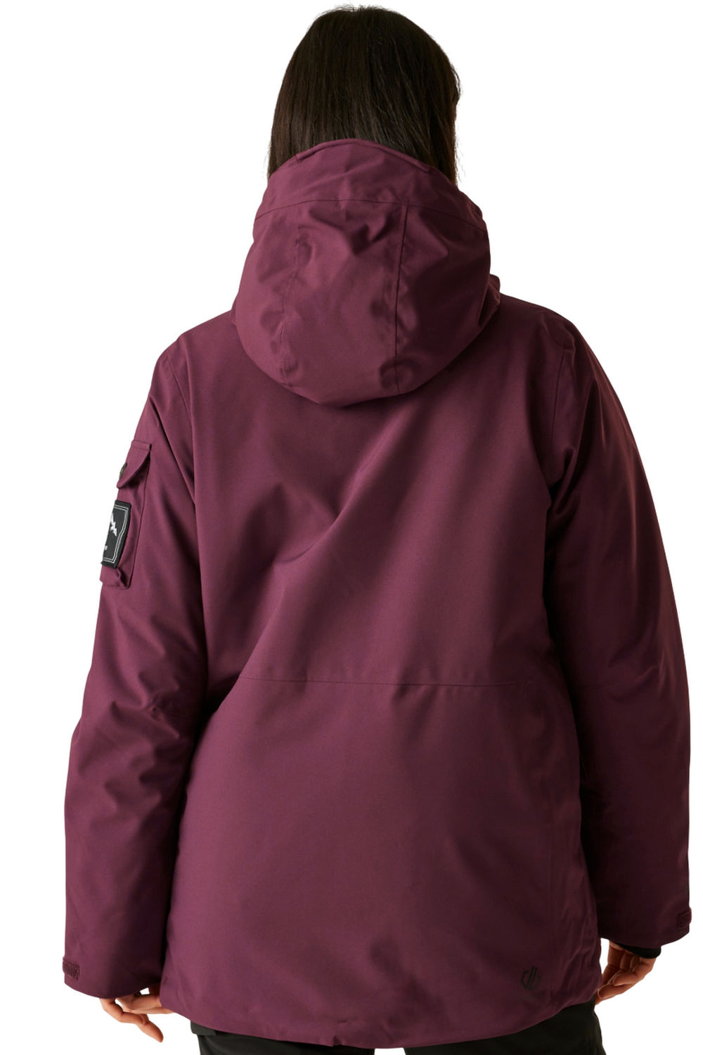 Plum Gnarly Waterproof Ski Jacket, Image 4 of 5