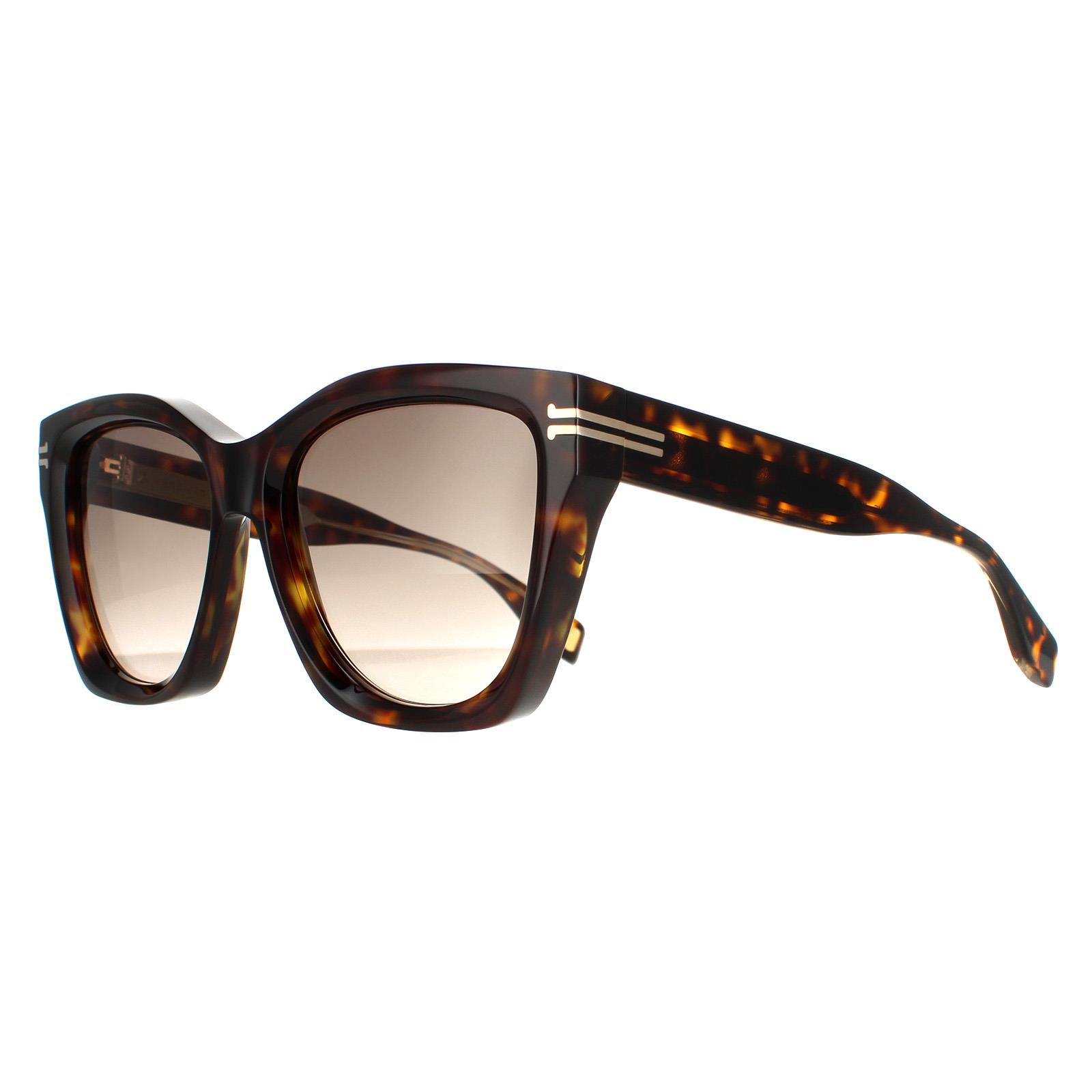 Brown Square Havana Crystal Brown Gradient MJ 1000/S, Image 2 of 4