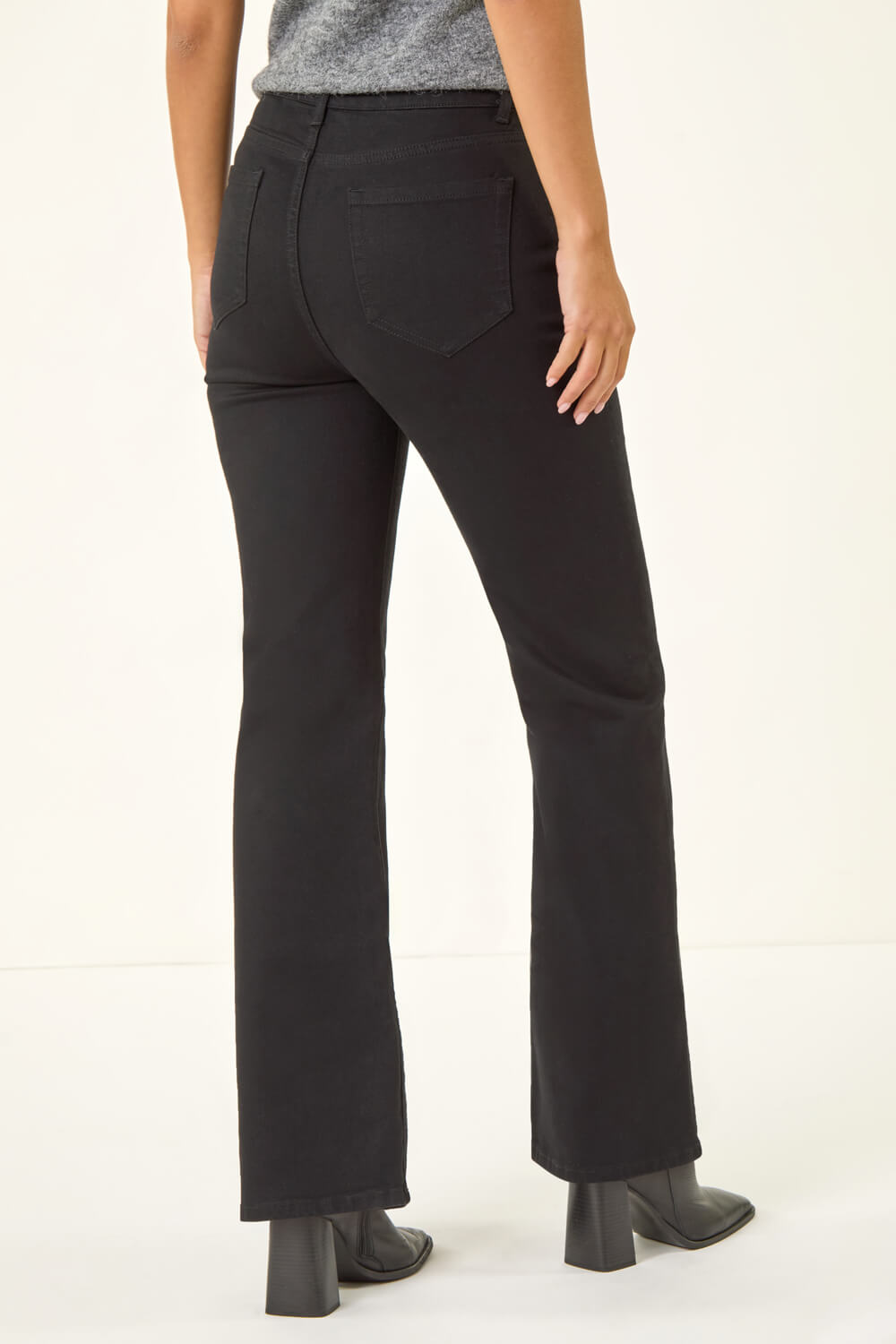 Black Dusk Front Pocket Bootcut Jeans, Image 5 of 5