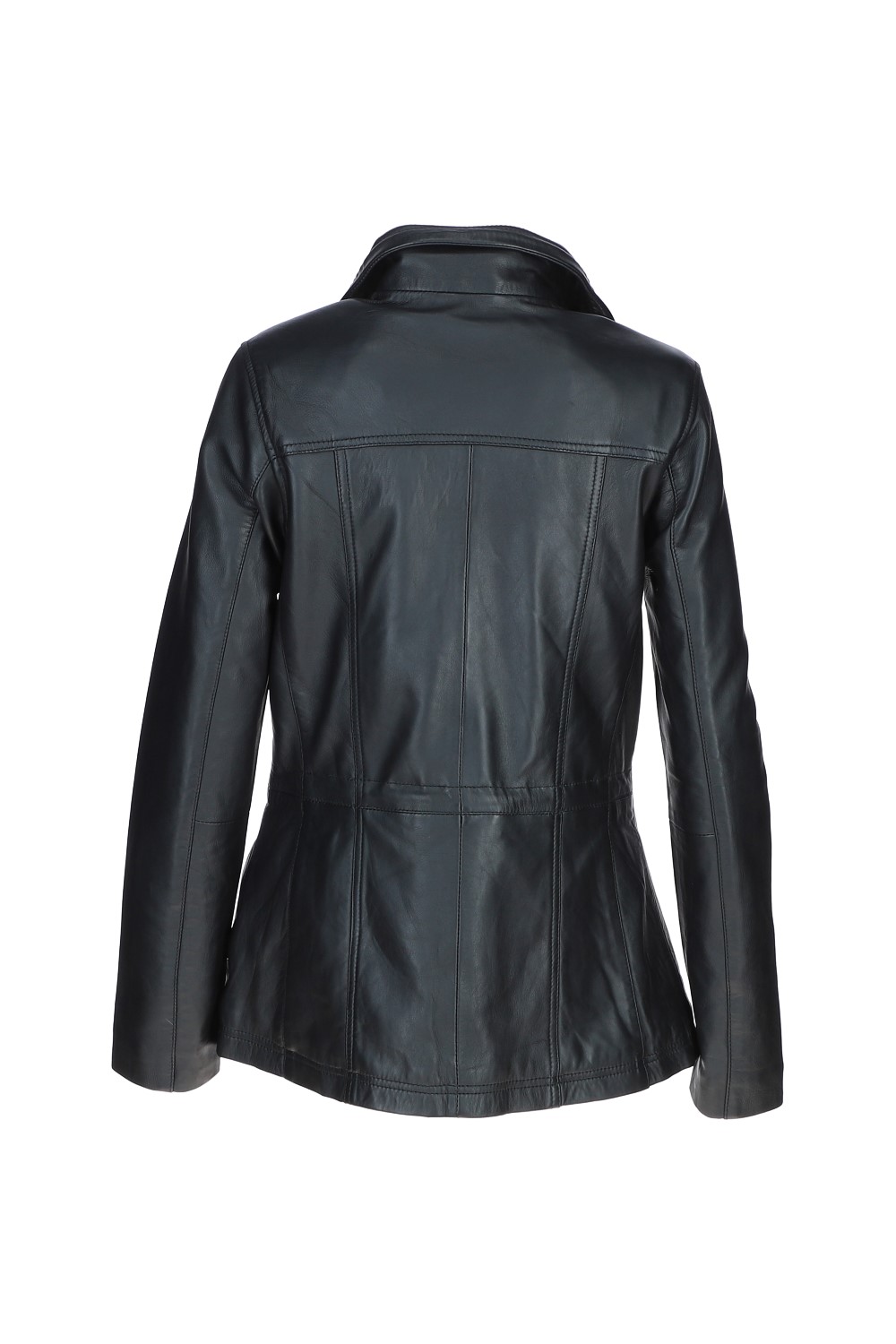 Black Ashwood Leather Black Versatile Real Leather Casual Jacket, Image 4 of 5
