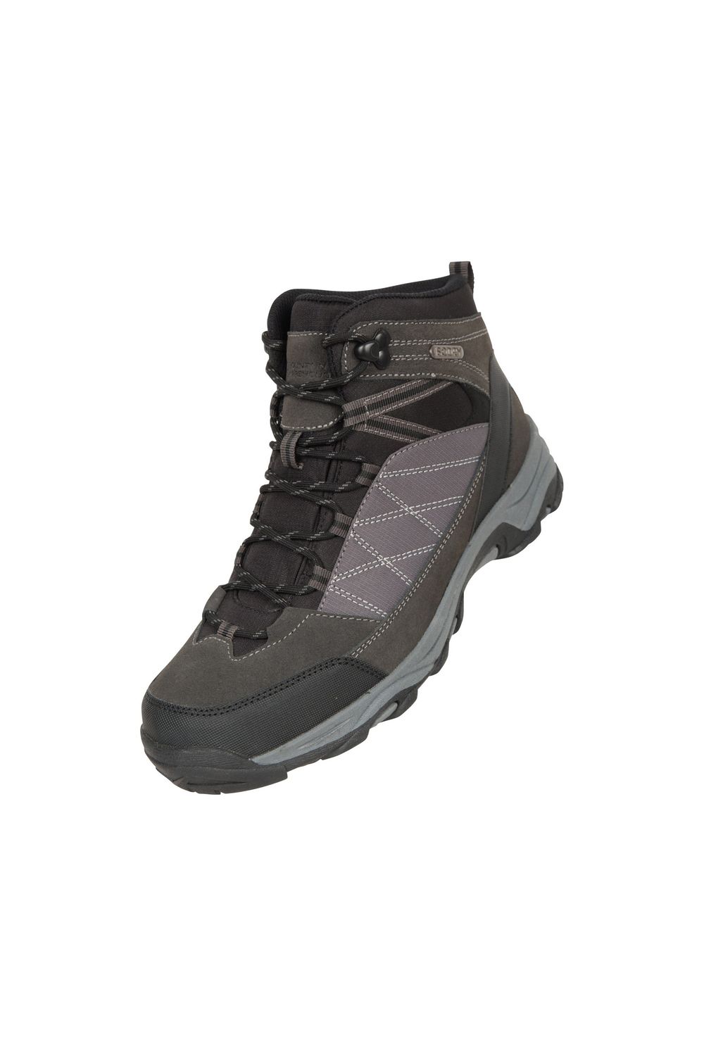 Black Rapid Suede Waterproof Walking Boots, Image 1 of 6