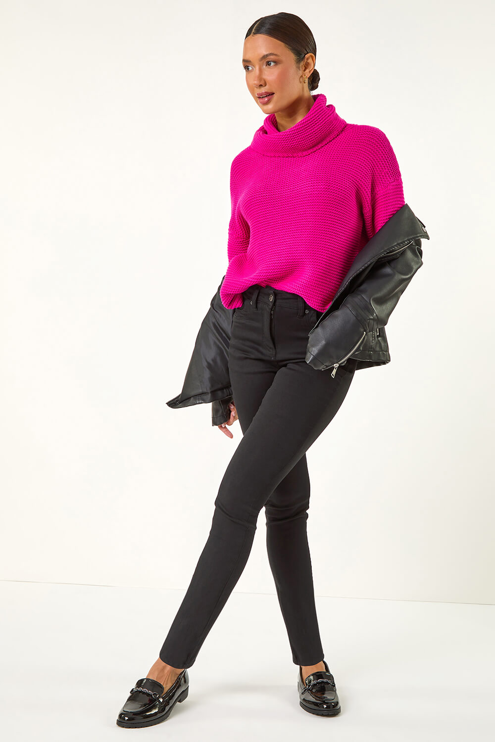 Black Slim & Shape Enhance Stretch Jeans, Image 1 of 5