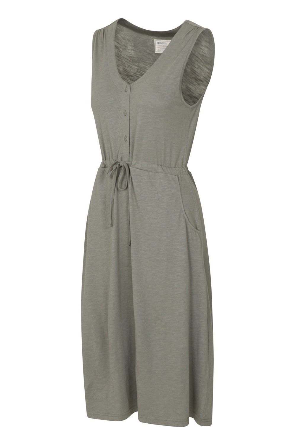Khaki Bahamas Sleeveless Dress, Image 3 of 5