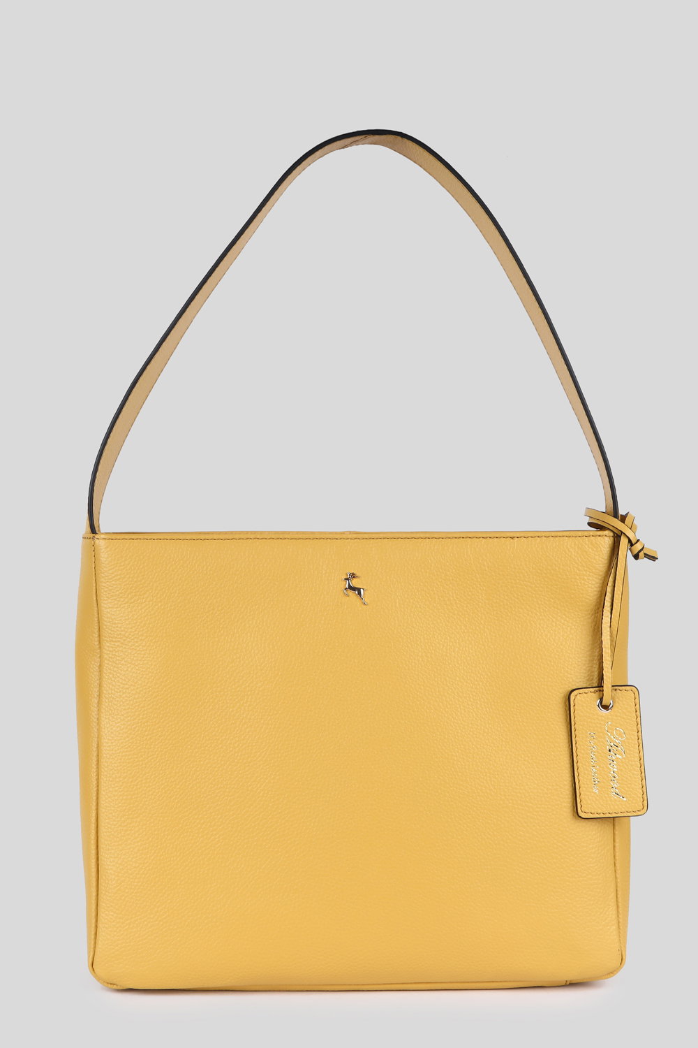 Ochre Ashwood Leather Ochre 'Capolavoro Veneziano' Real Leather Hobo Shoulder Bag, Image 1 of 4