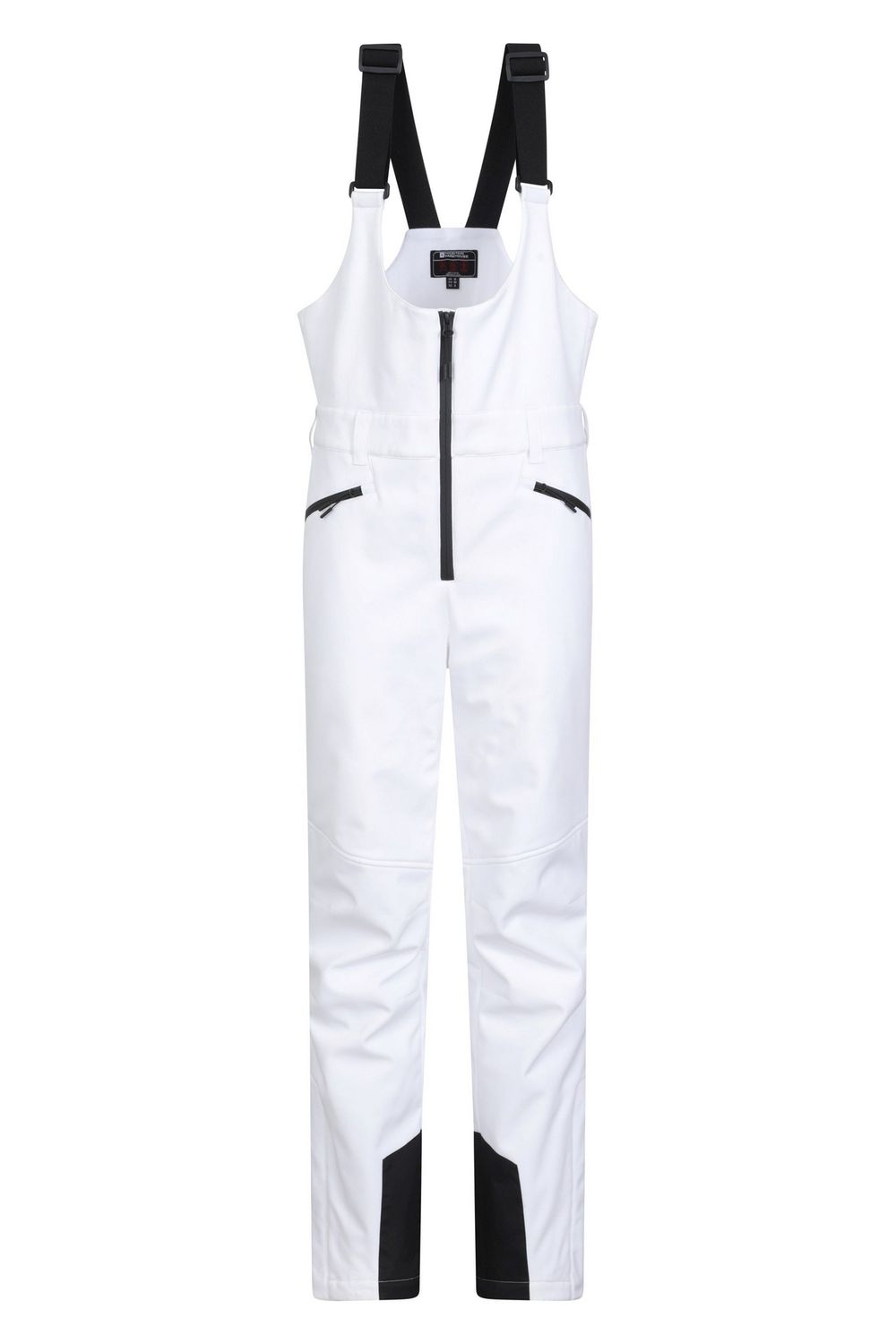 White RECCO Bibbed Ski Trousers, Image 1 of 4