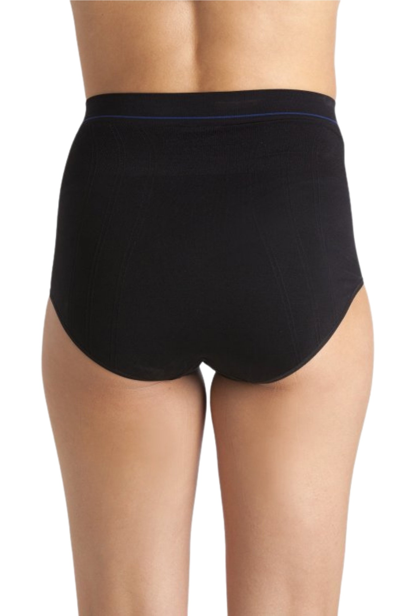Black 2 Pack Seamless High Waist Briefs, Image 3 of 4