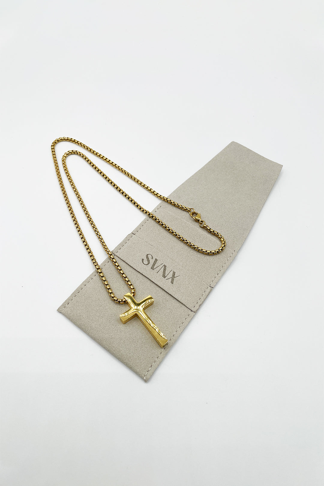 Gold Cross Prendant Necklace, Image 1 of 4