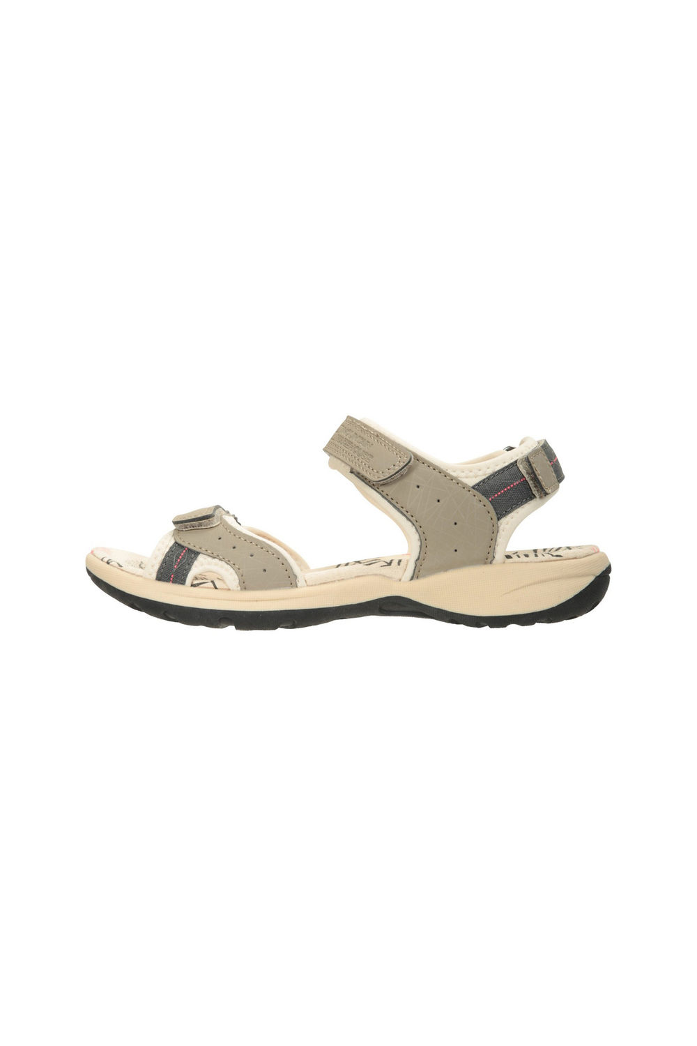 Beige Athens Leaves Sandals, Image 3 of 7