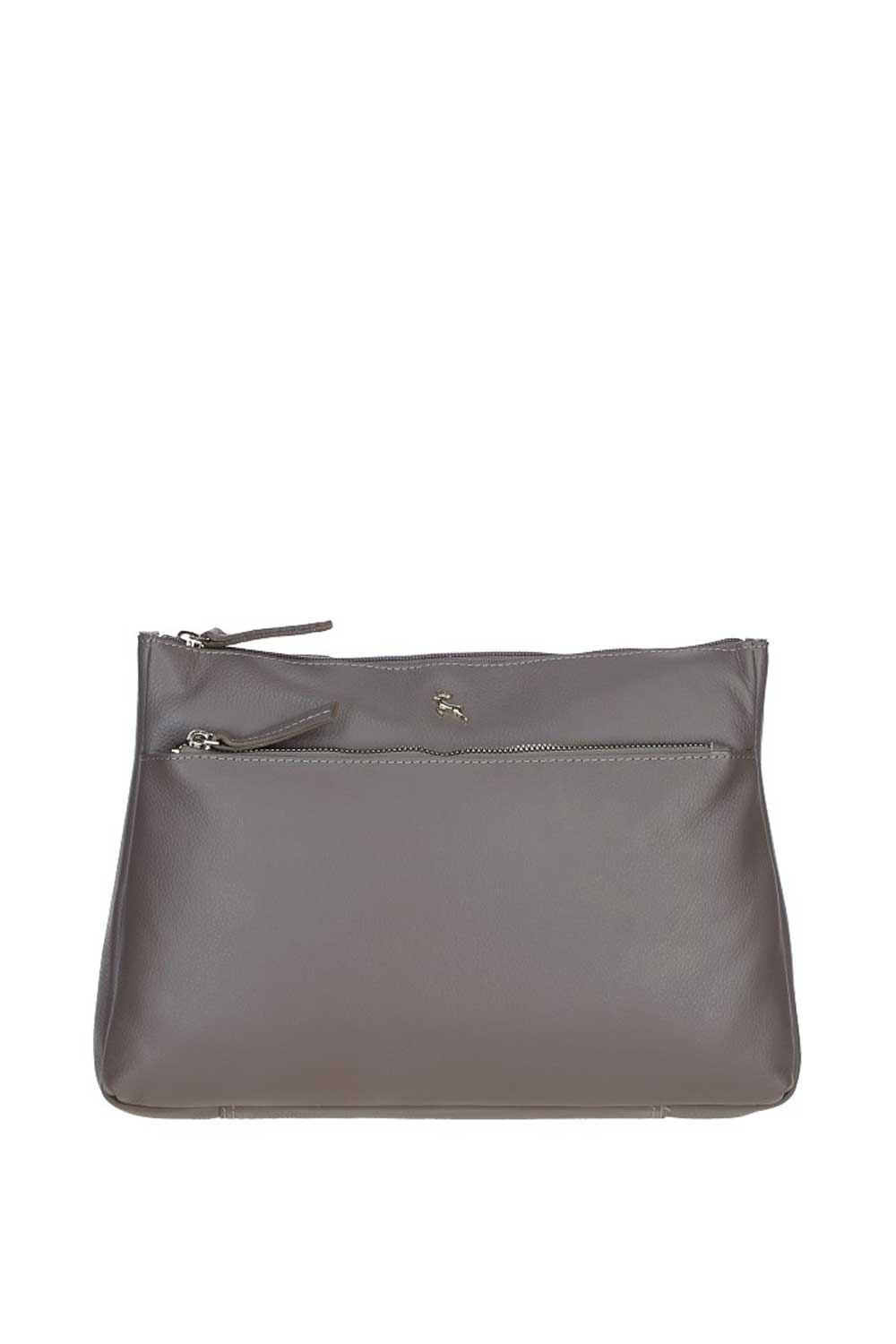 Taupe 'Balmoral' Real Leather Shoulder Bag, Image 1 of 4