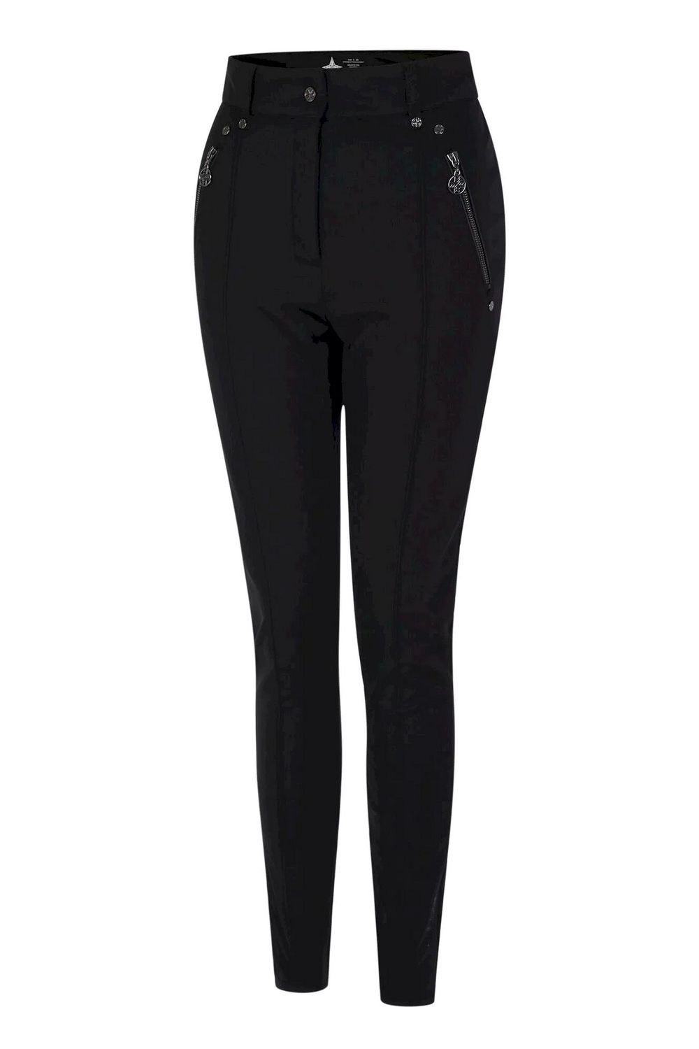 Black Julian Macdonald Regimented Ski Trousers, Image 3 of 8