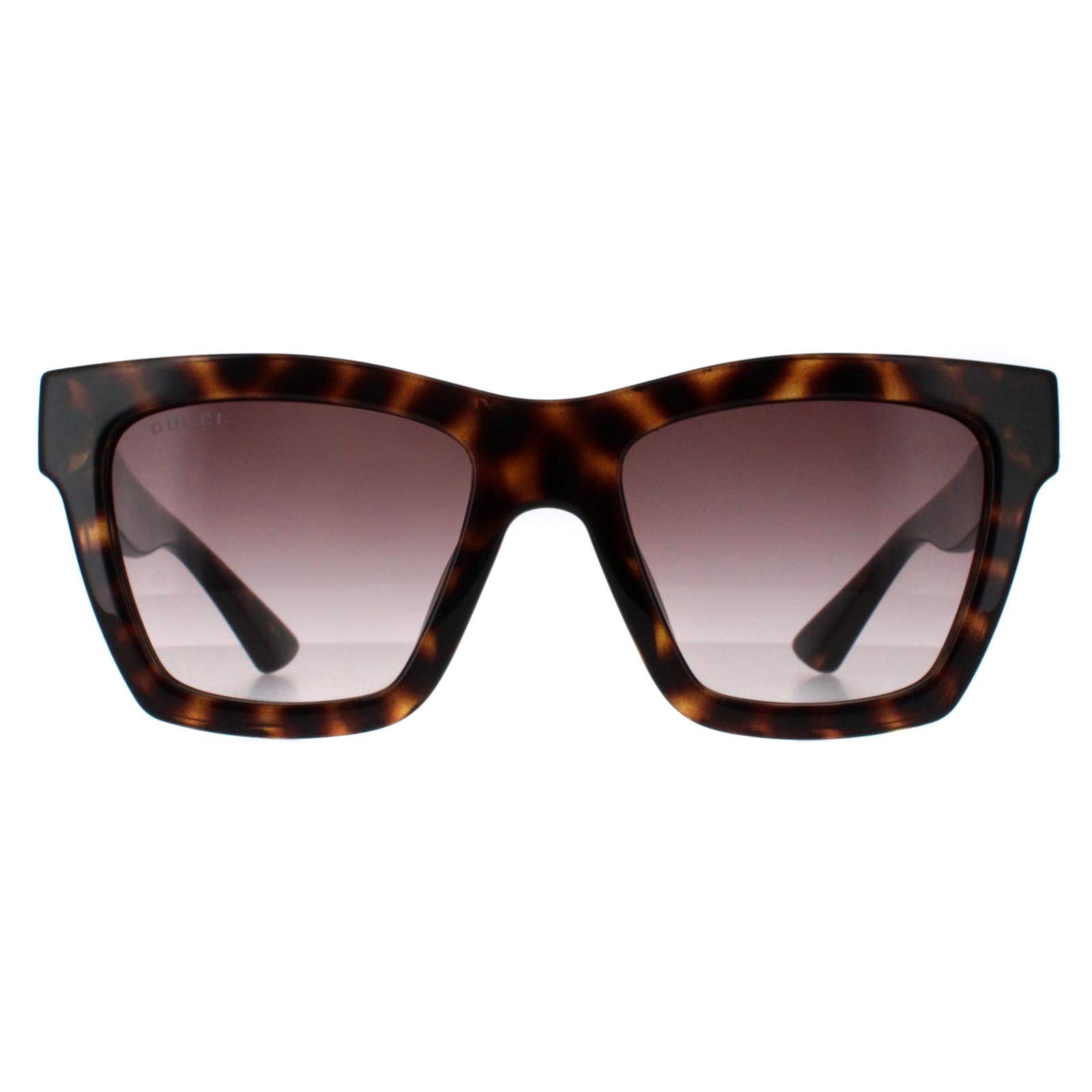 Brown Square Havana Brown Gradient GG1714S, Image 1 of 6