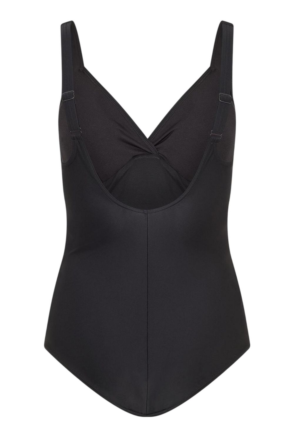 Black Swimming One Piece Swimsuit, Image 2 of 2
