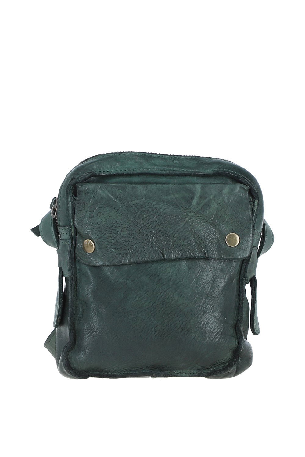 Green Real Leather Cross Body Bag, Image 1 of 6