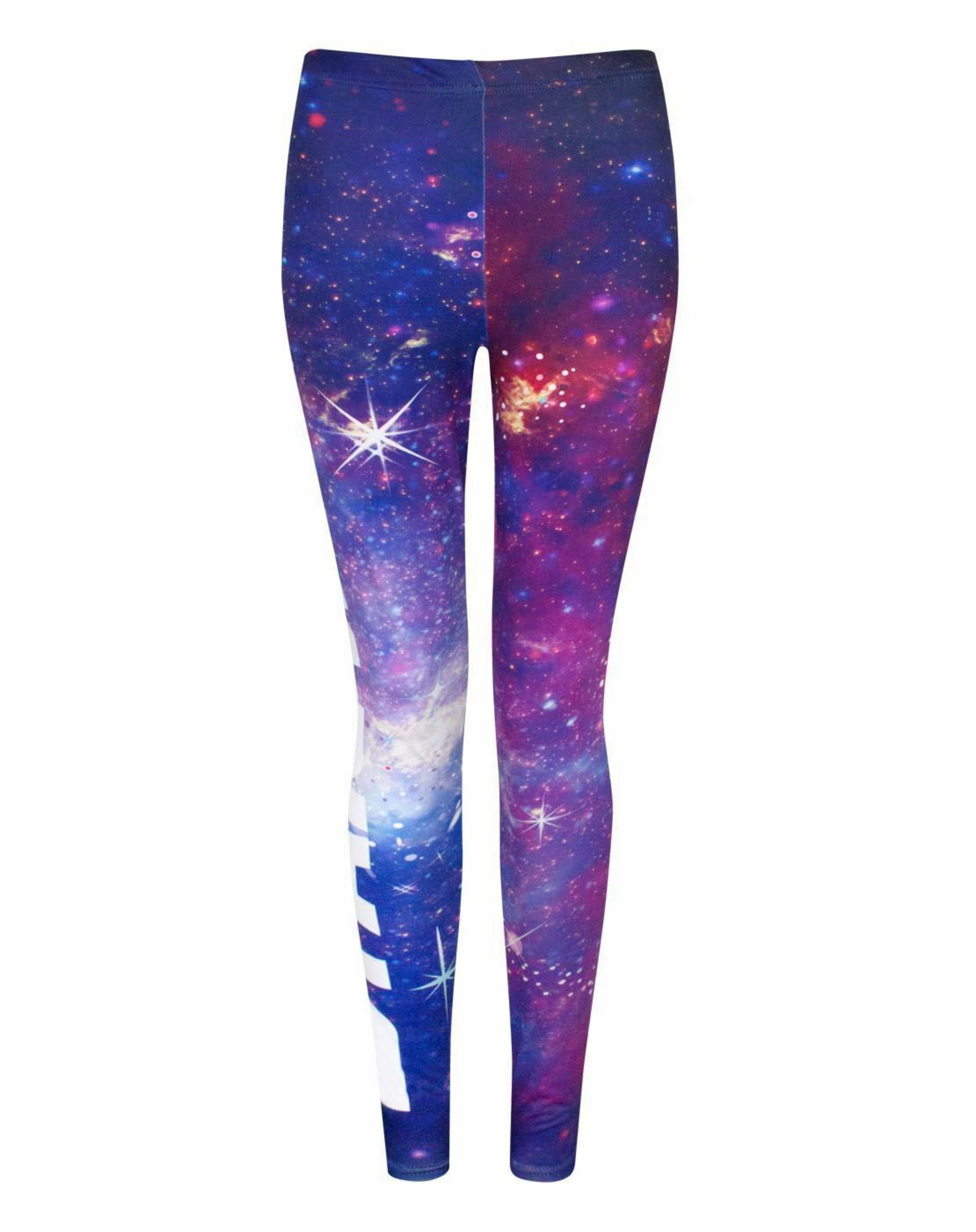 Purple Star Wars Cosmic Women's Leggings, Image 1 of 5