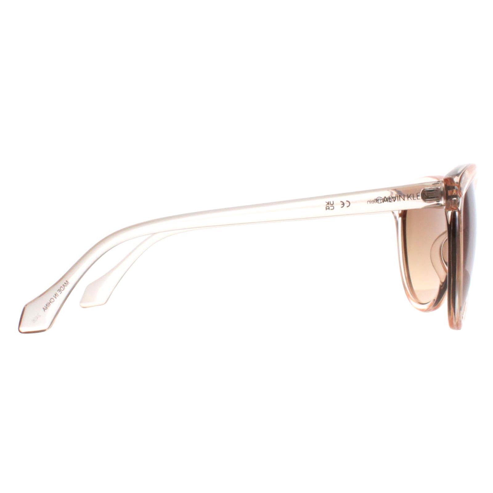 Beige Calvin Klein Beige Cat Eye Crystal Beige Brown Gradient CK19534S, Image 4 of 4