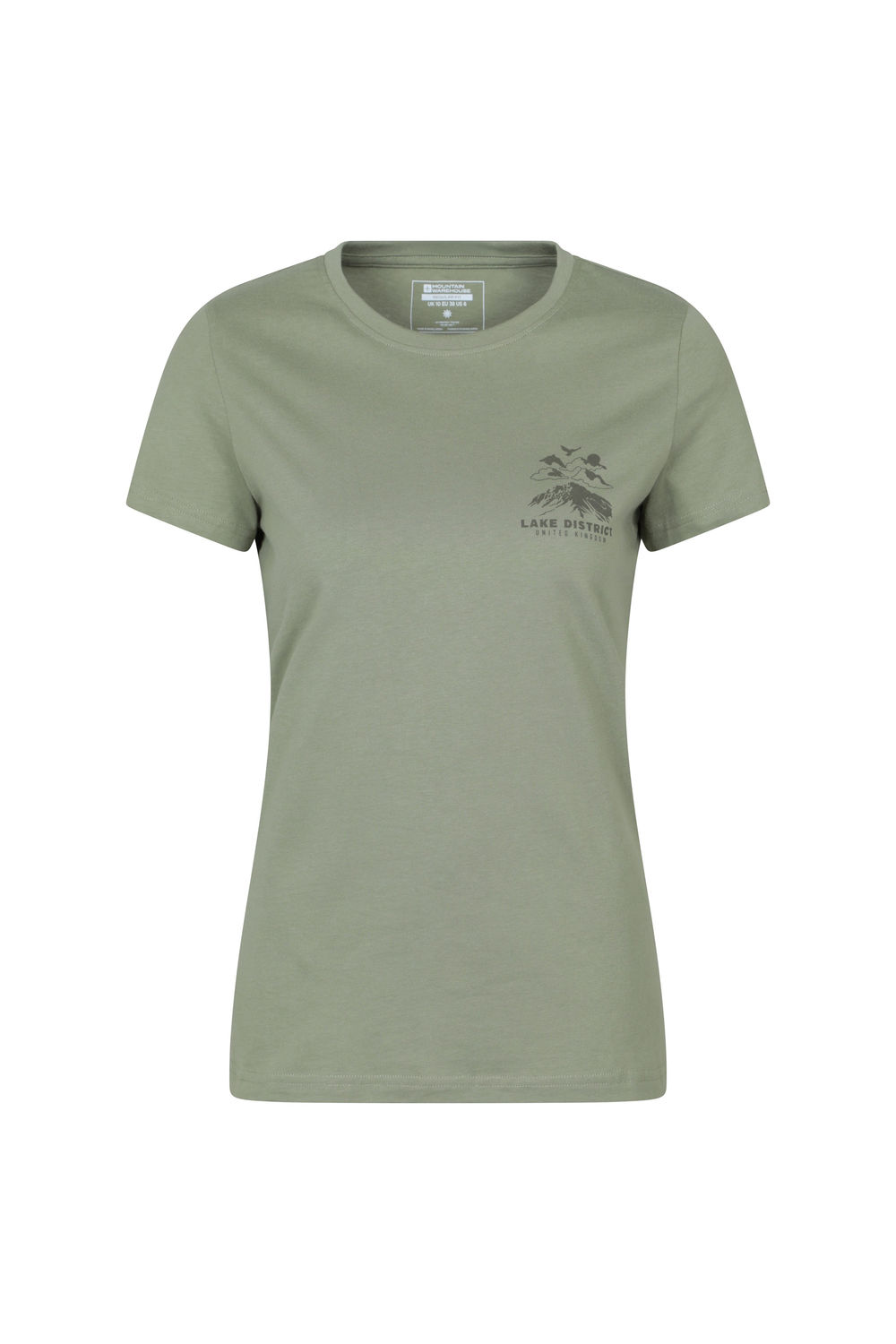Khaki Lake District Sunset TShirt, Image 1 of 4