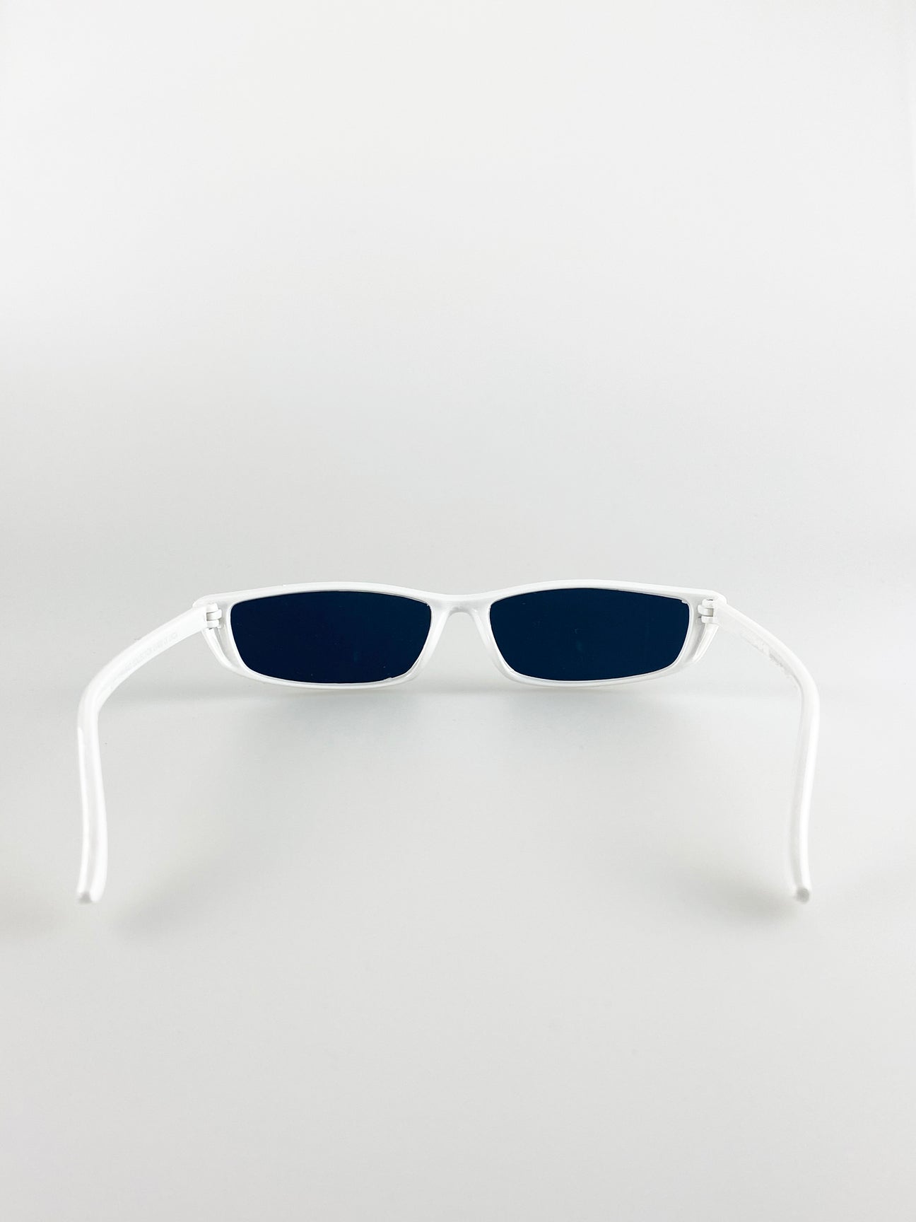 Black Retro Slim Cateye Sunglasses, Image 4 of 4