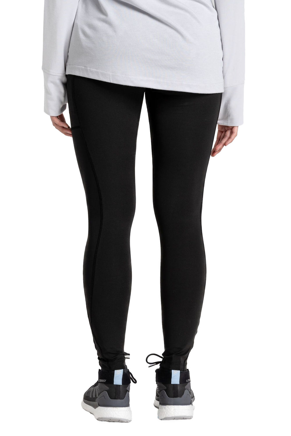 Black Kiwi Pro Plain Leggings, Image 2 of 2