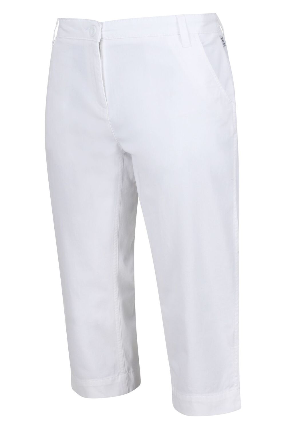 White Bayletta Capri Trousers, Image 4 of 6
