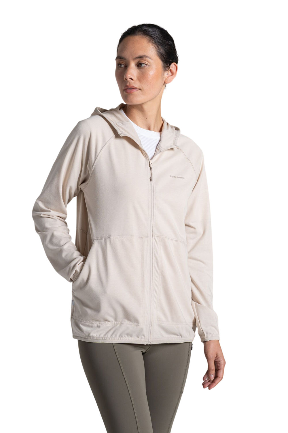 Ivory Aya Nosilife Hooded Jacket, Image 4 of 4