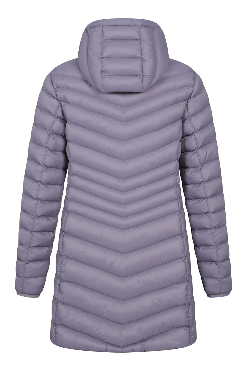 Purple Mountain Warehouse Purple Florence Long Padded Jacket, Image 2 of 4