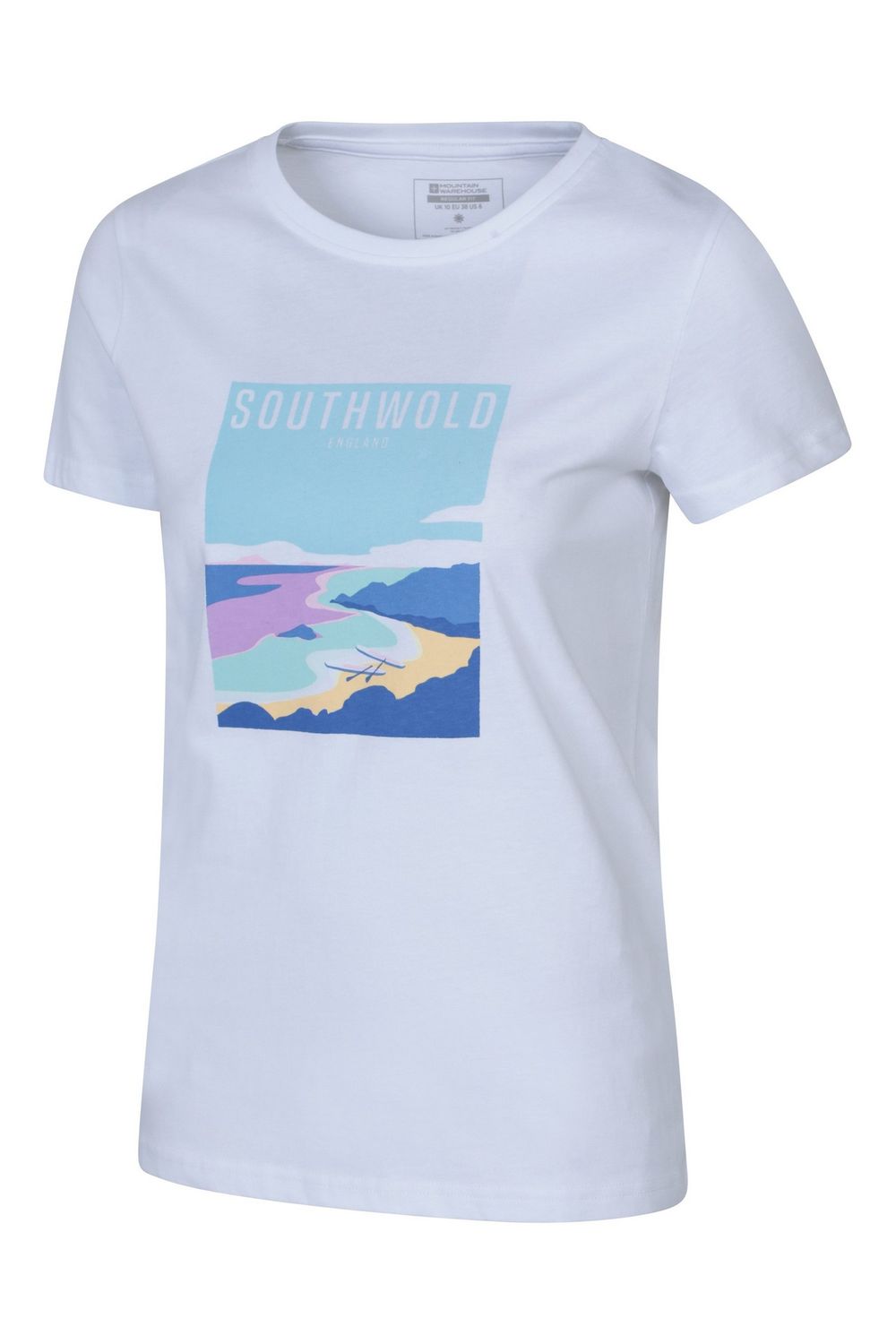 White Southwold Short Sleeved TShirt, Image 4 of 4