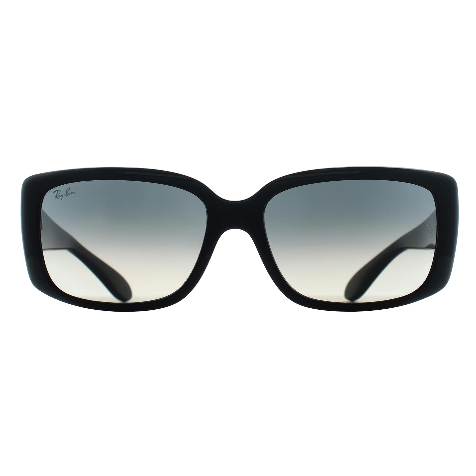 Black Ray-Ban Black Rectangle Black Grey Gradient RB4389, Image 1 of 3