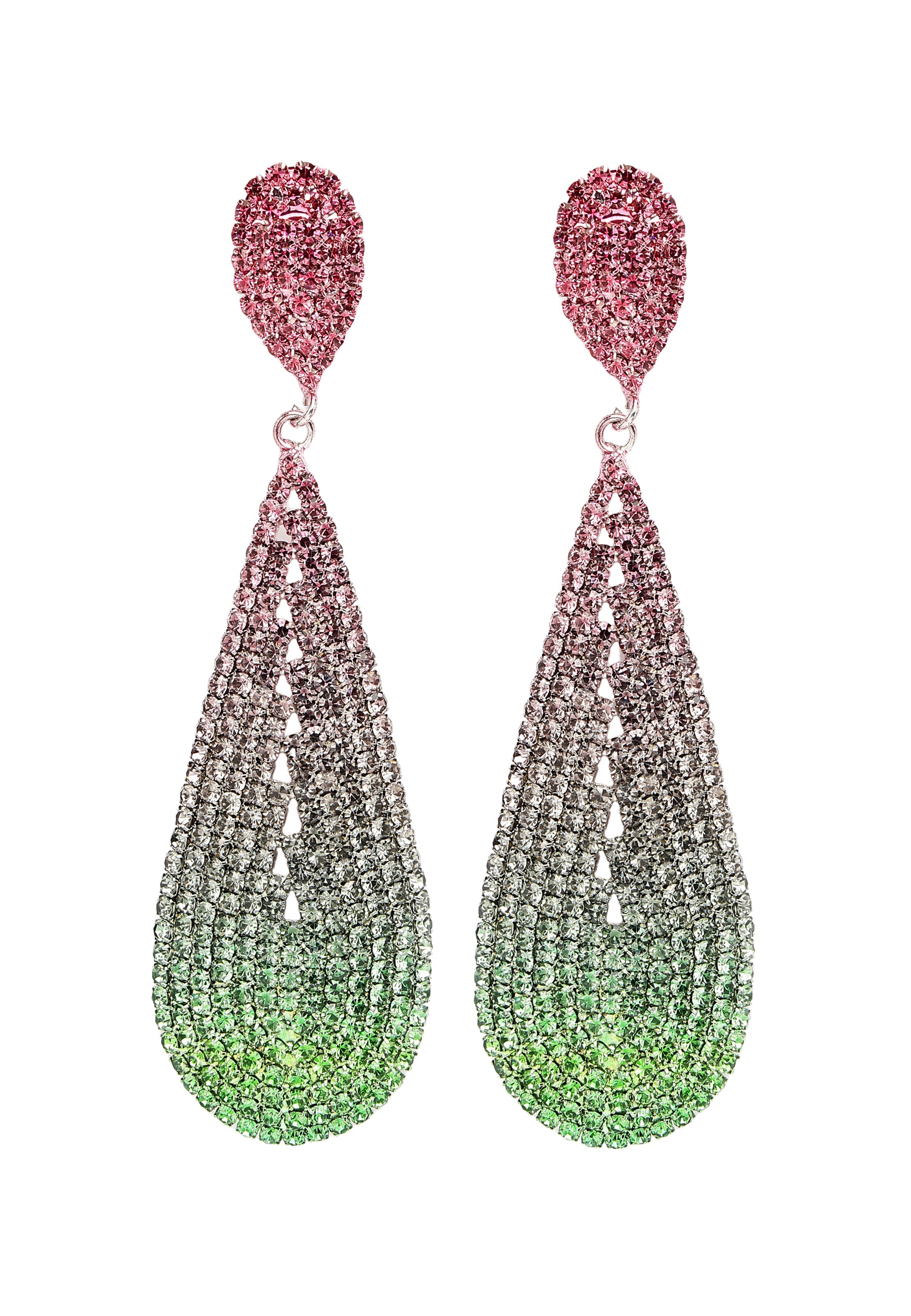 Pink Diva Collection Rain Drop Earrings