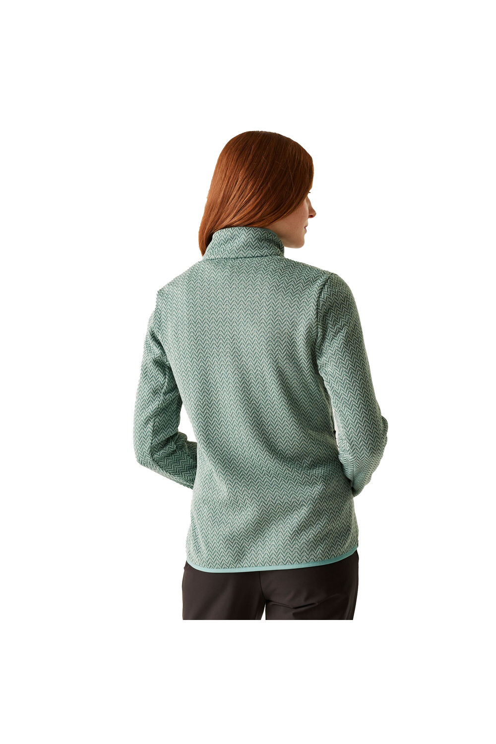 Pale Green Elzie Full Zip Fleece Jacket, Image 5 of 5